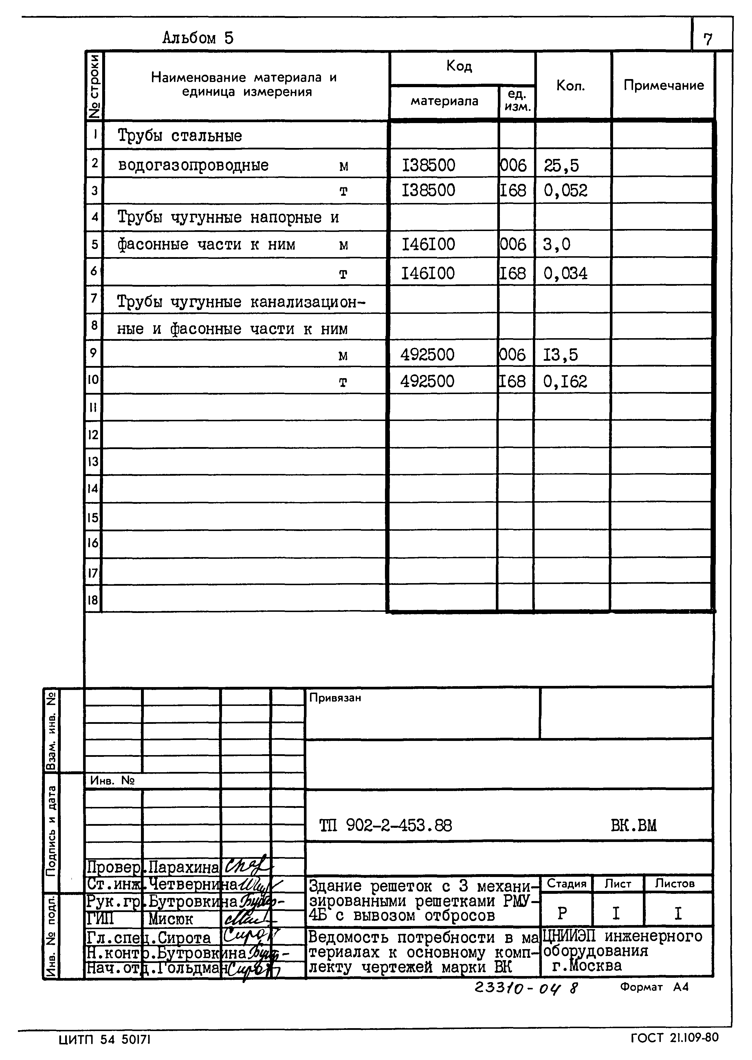 Типовой проект 902-2-453.88