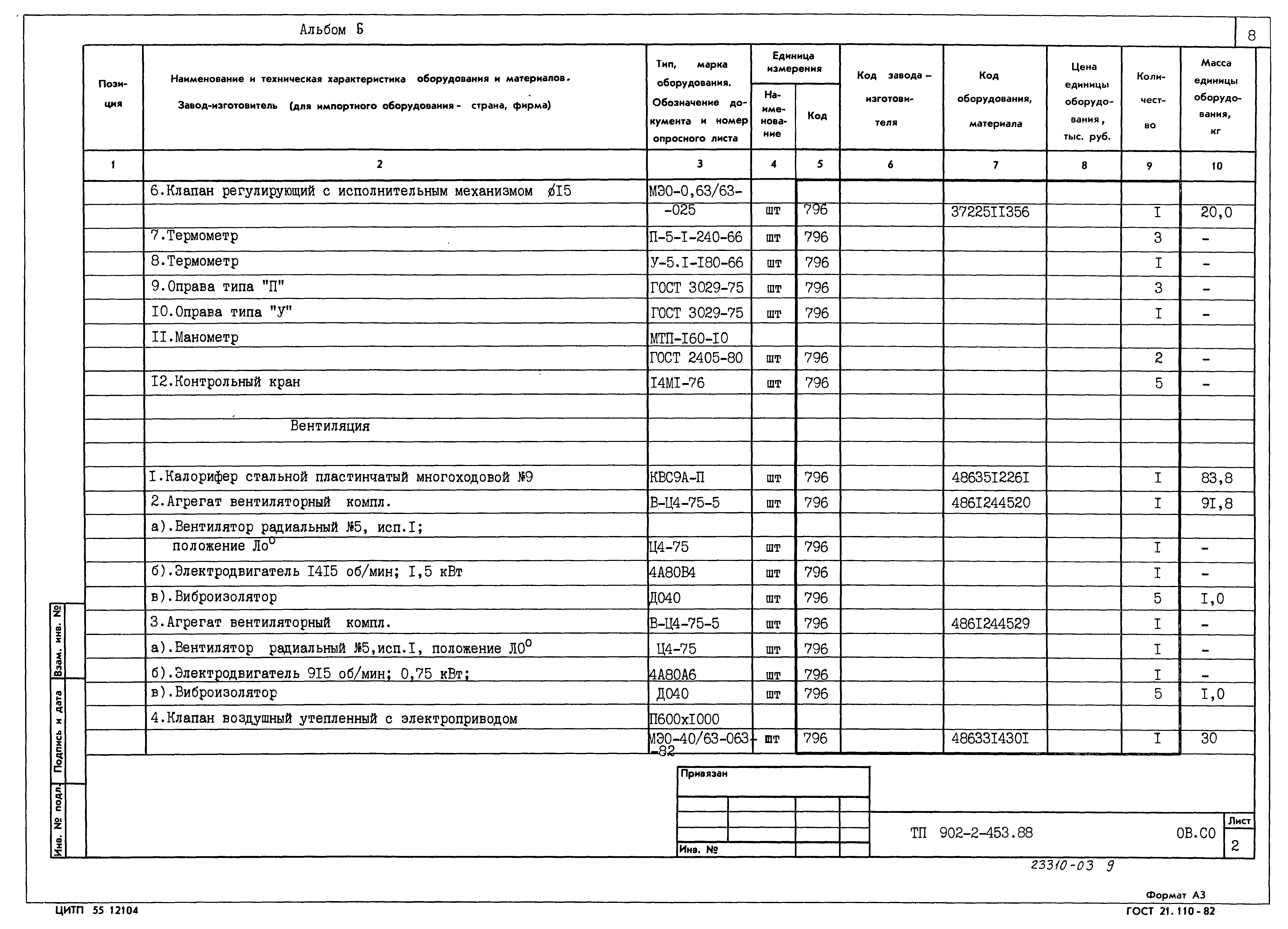 Типовой проект 902-2-453.88