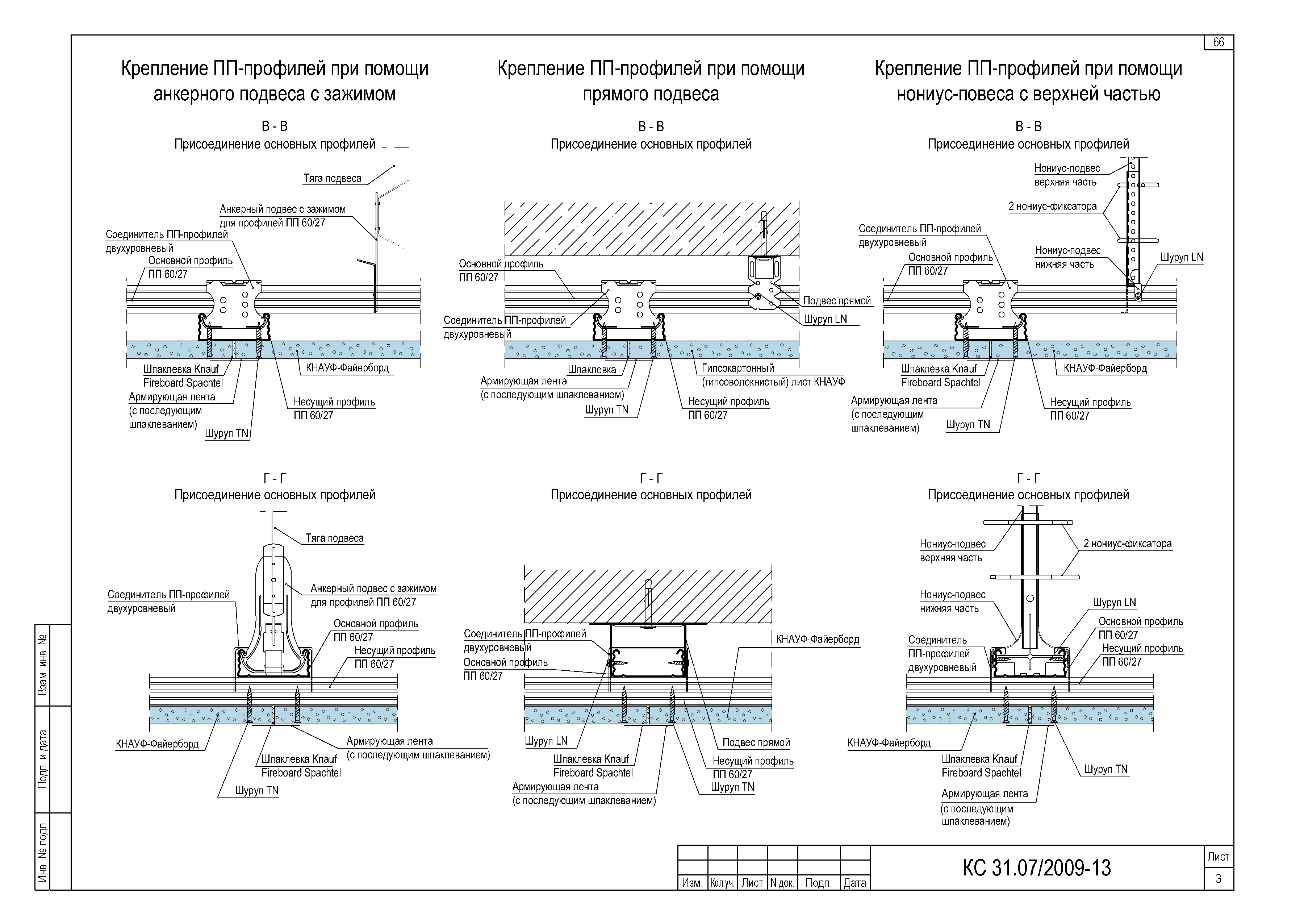 Шифр КС 31.07/2009