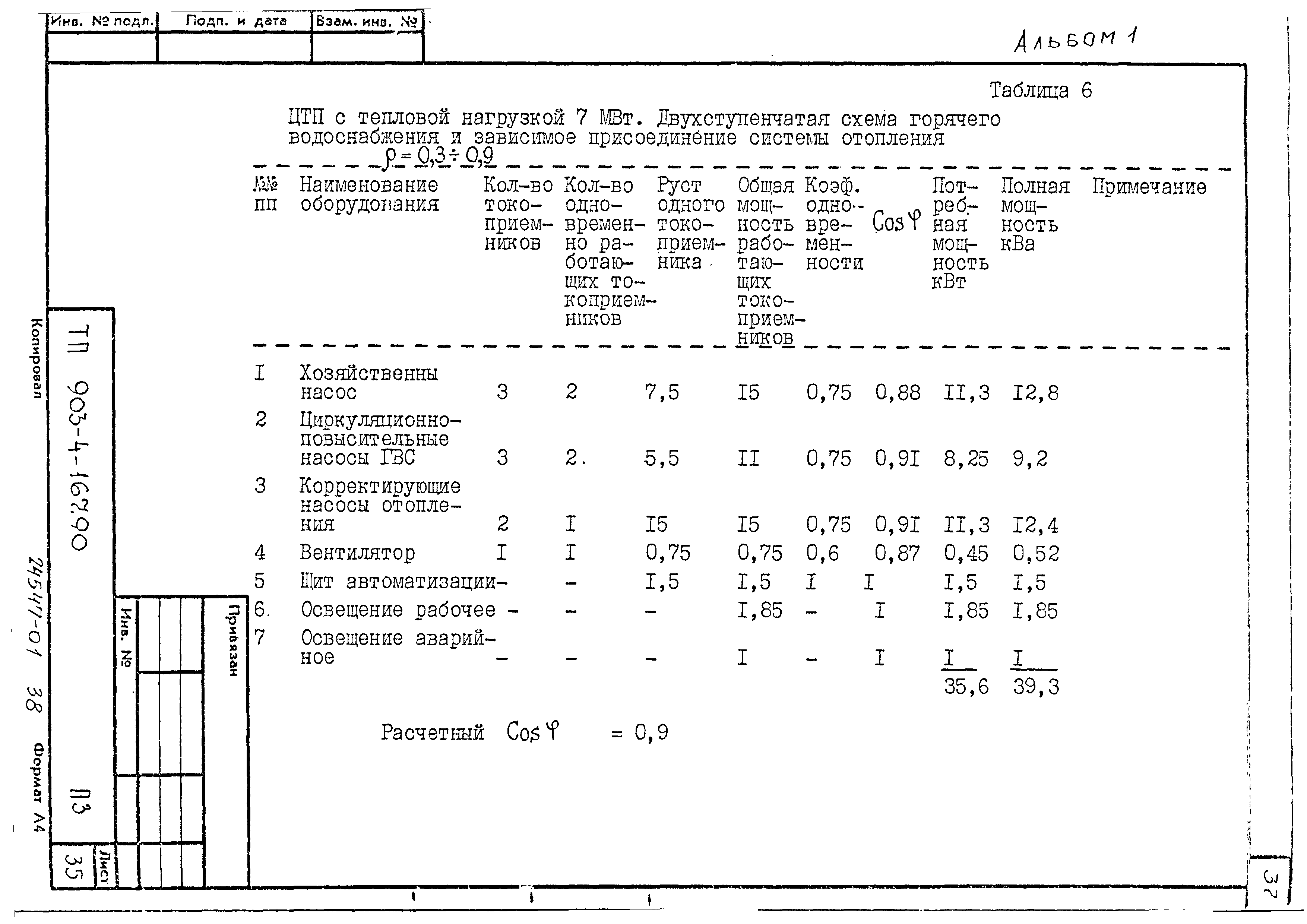 Типовой проект 903-4-169.90