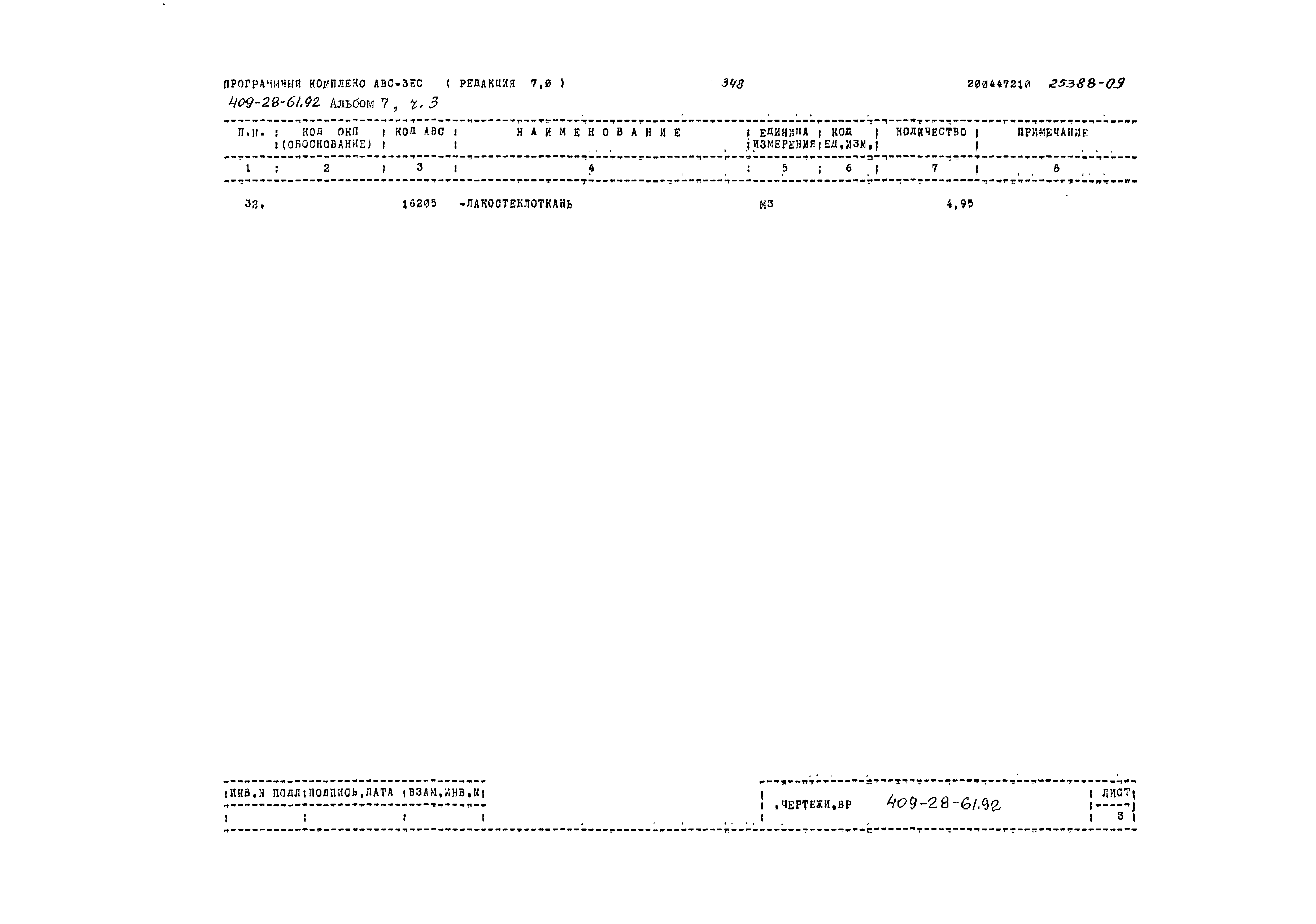 Типовой проект 409-28-61.92