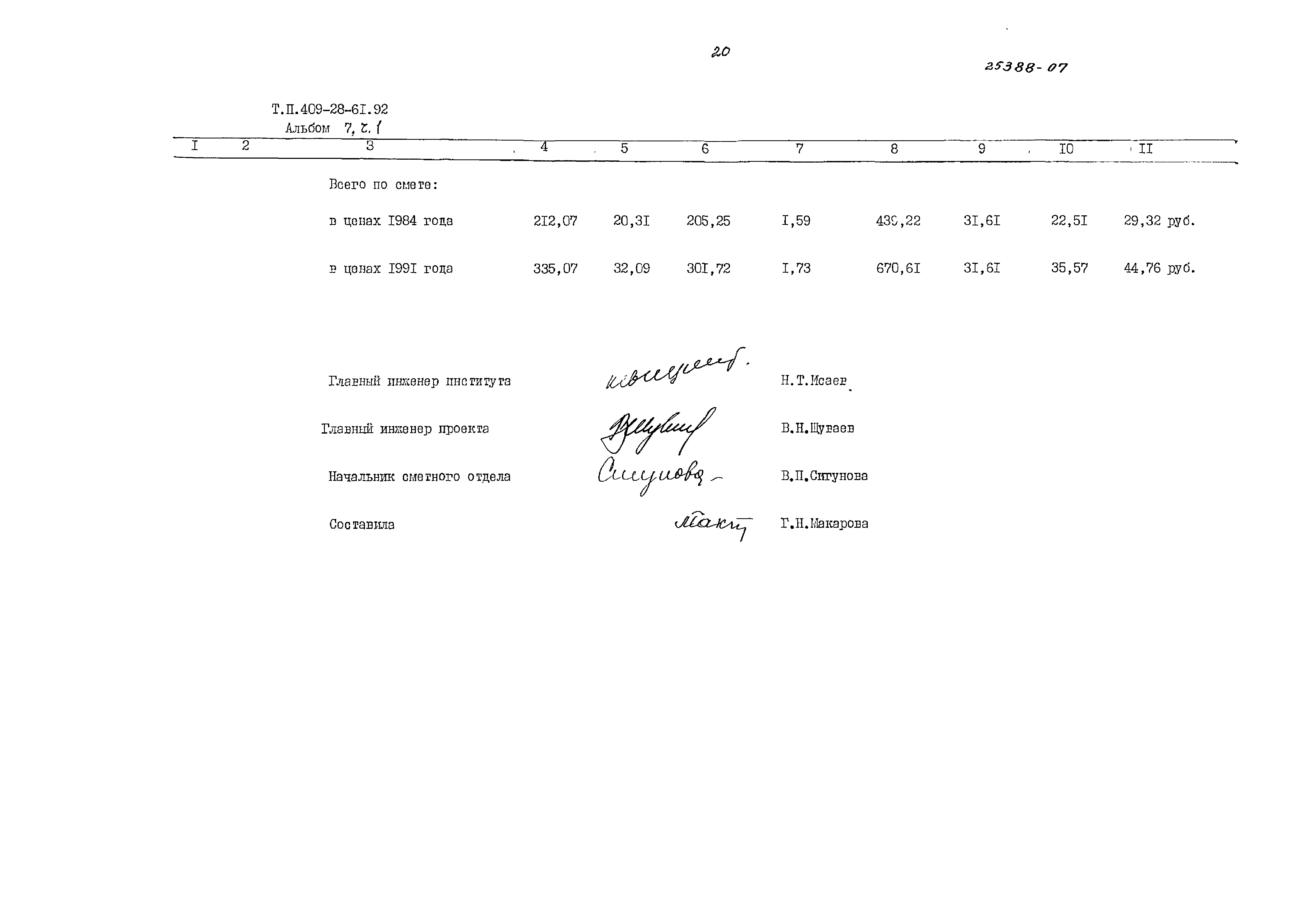 Типовой проект 409-28-61.92