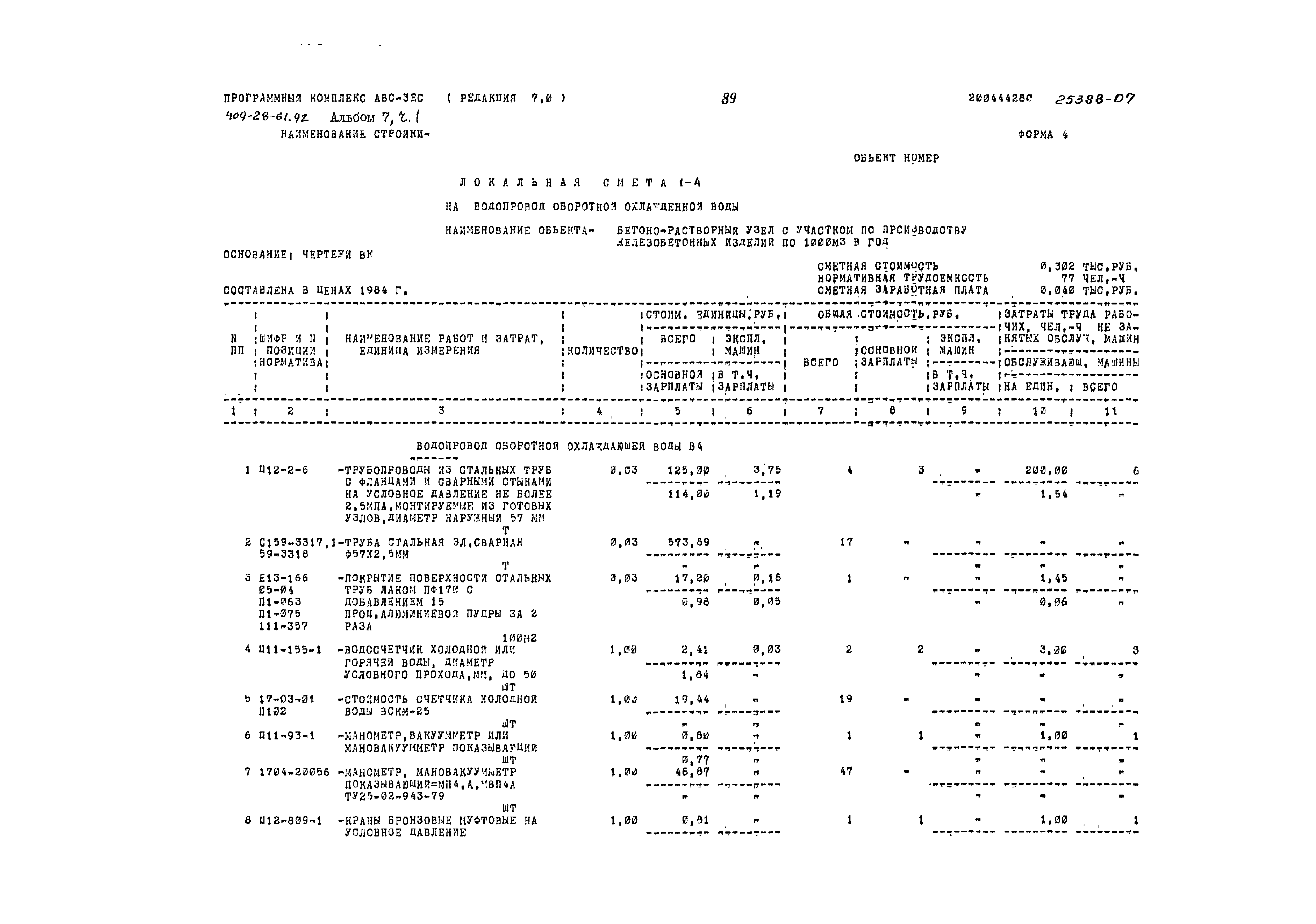 Типовой проект 409-28-61.92