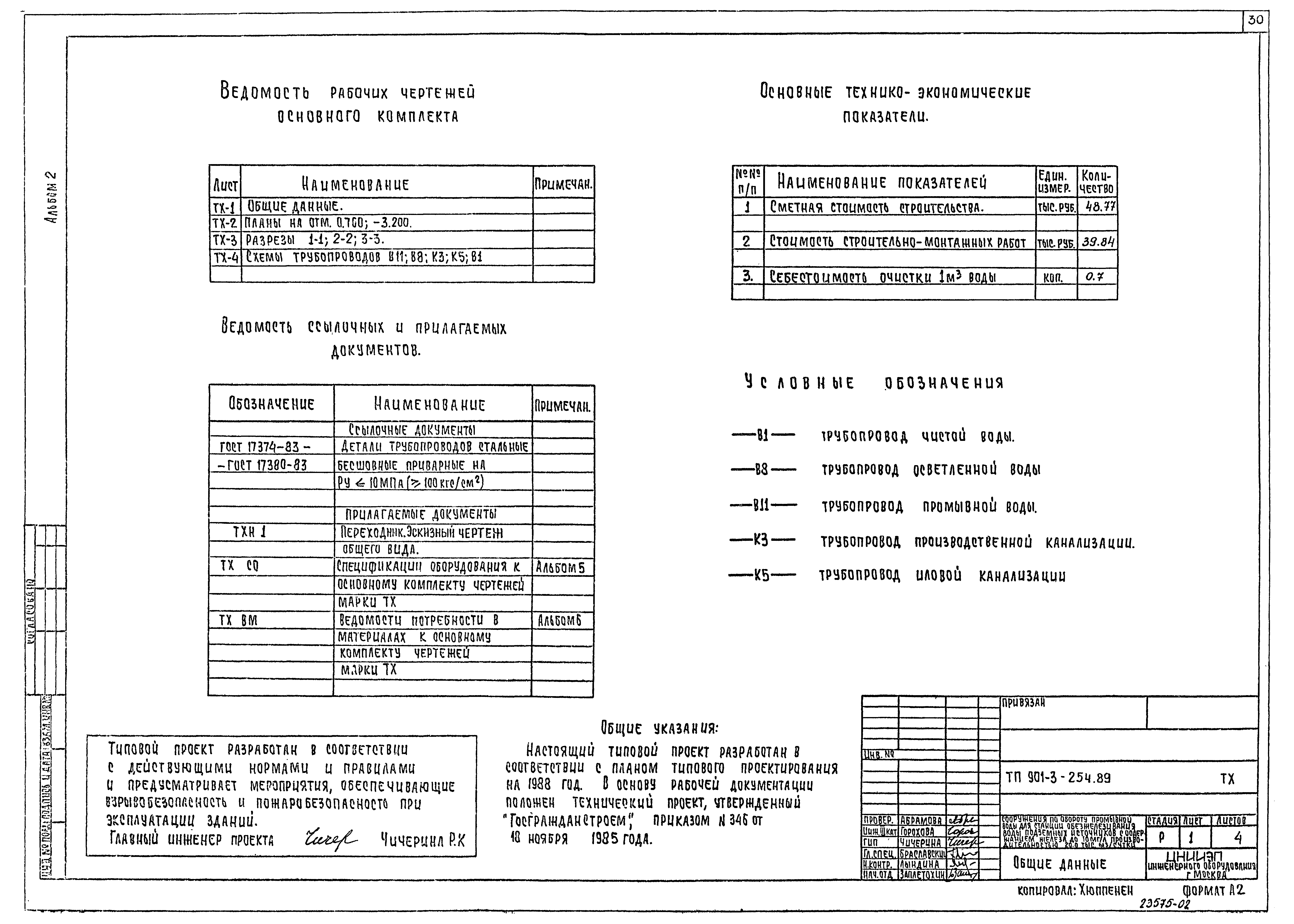 Типовой проект 901-3-254.89