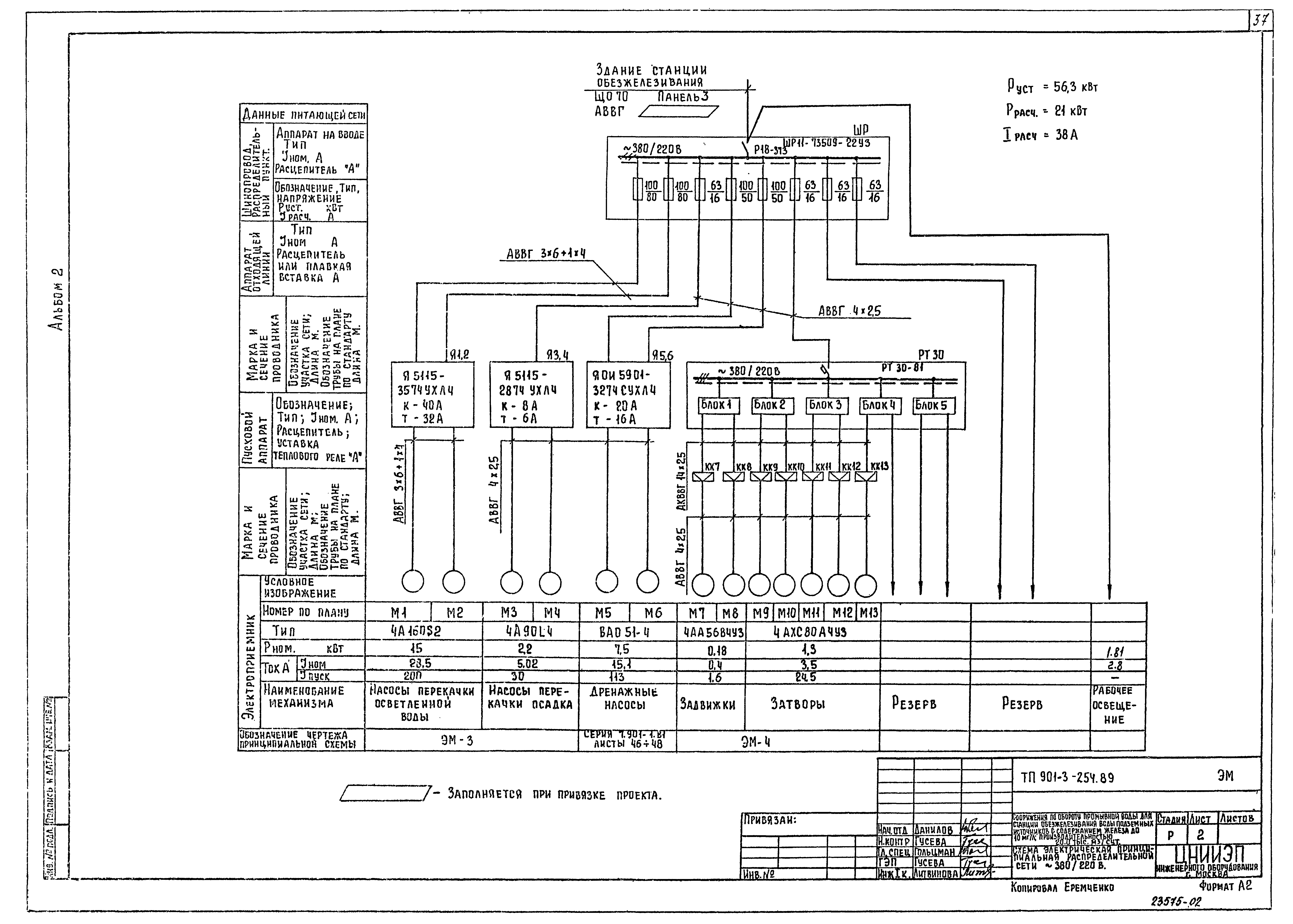 Типовой проект 901-3-254.89