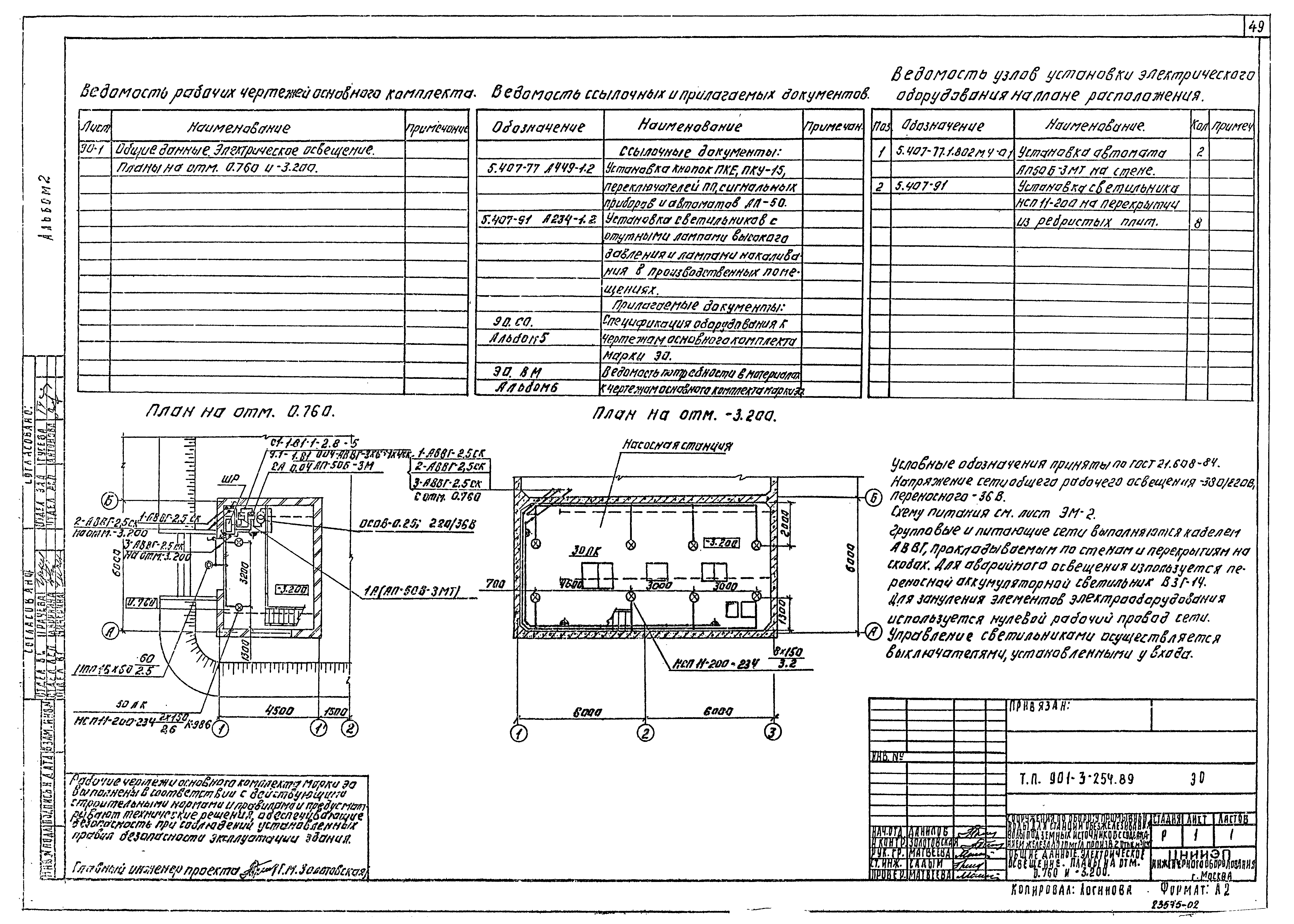 Типовой проект 901-3-254.89