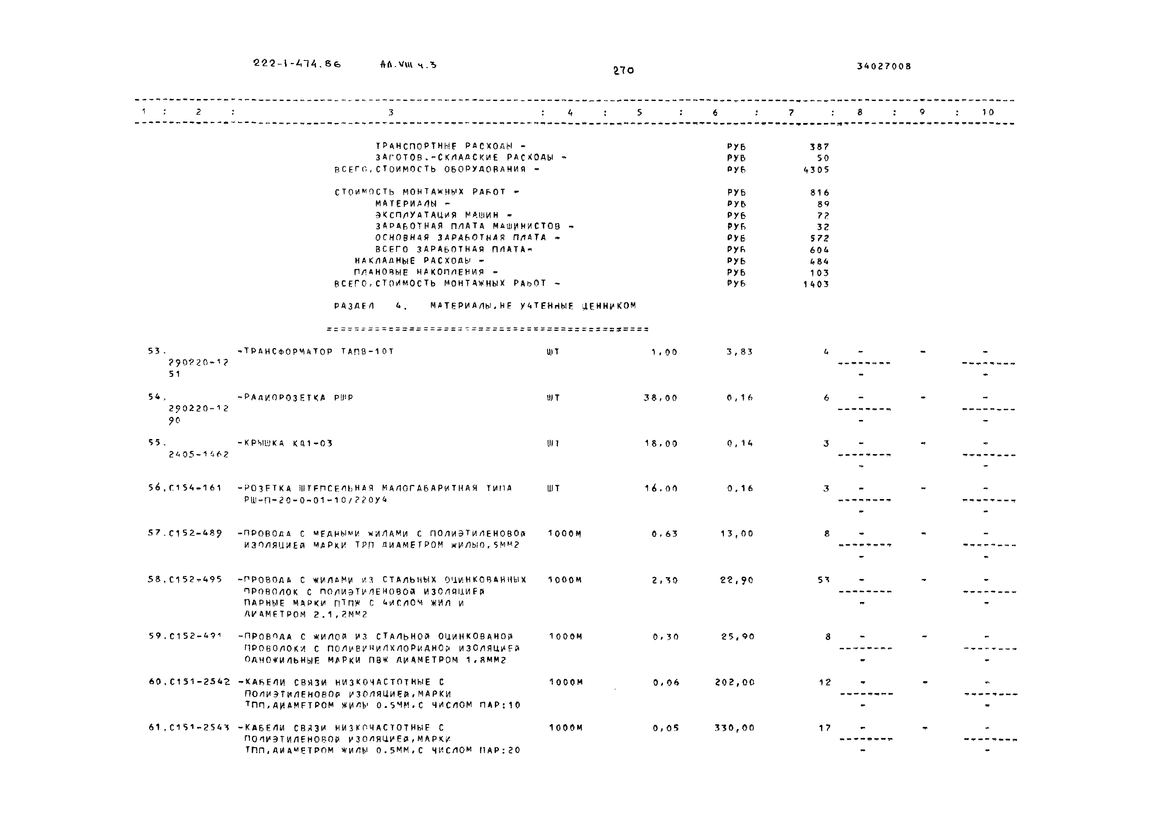 Типовой проект 222-1-474.86