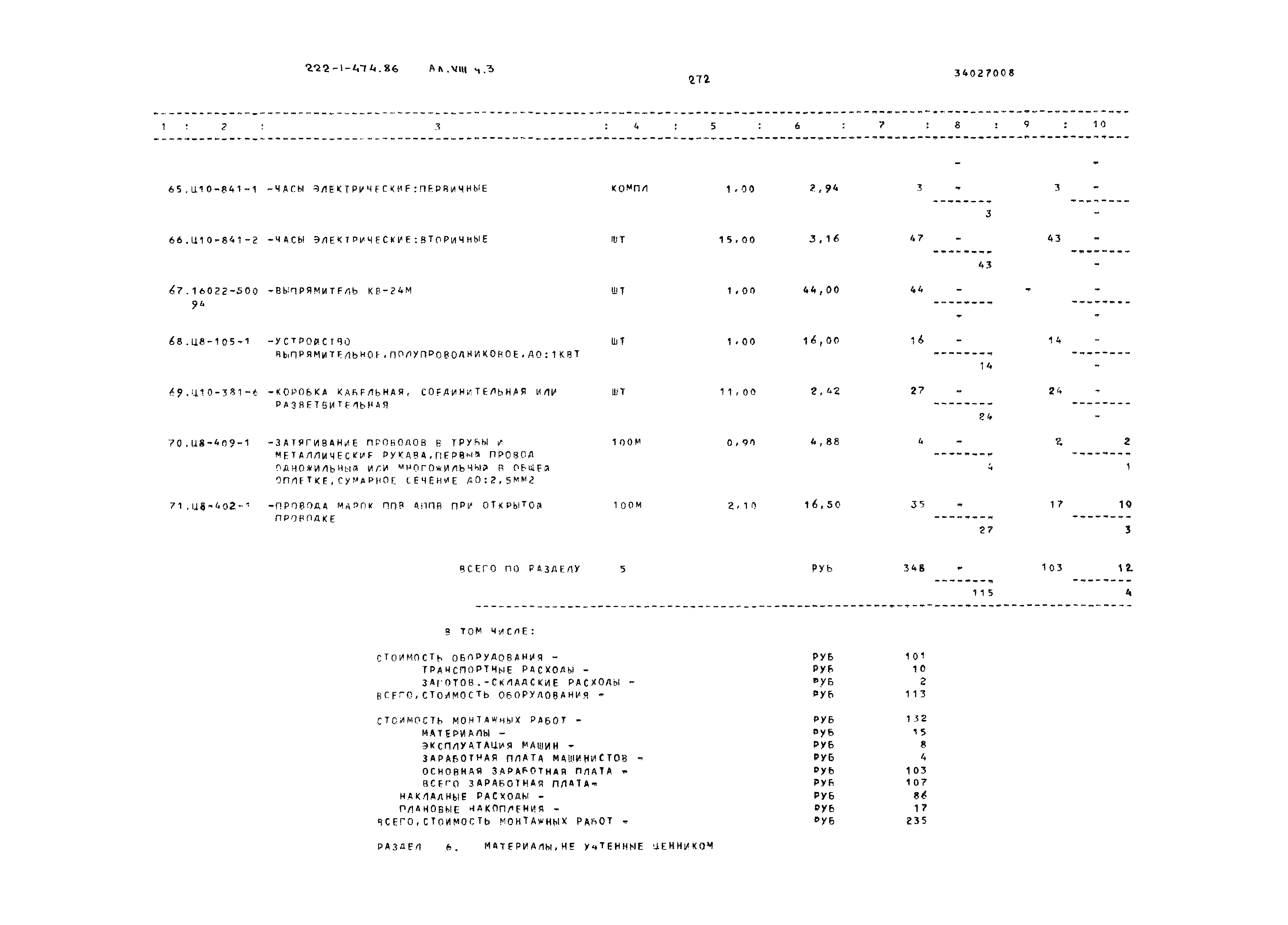 Типовой проект 222-1-474.86