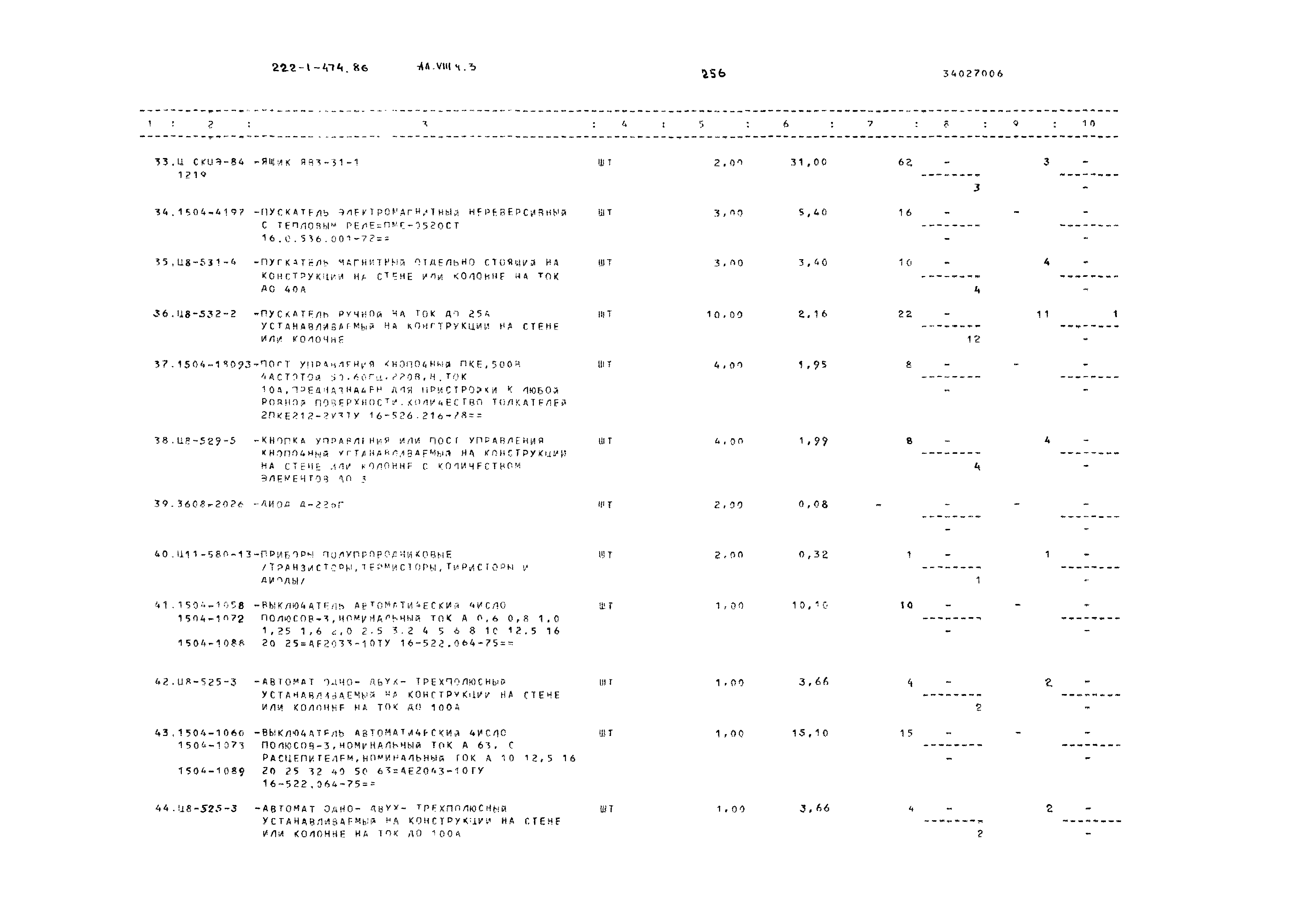 Типовой проект 222-1-474.86