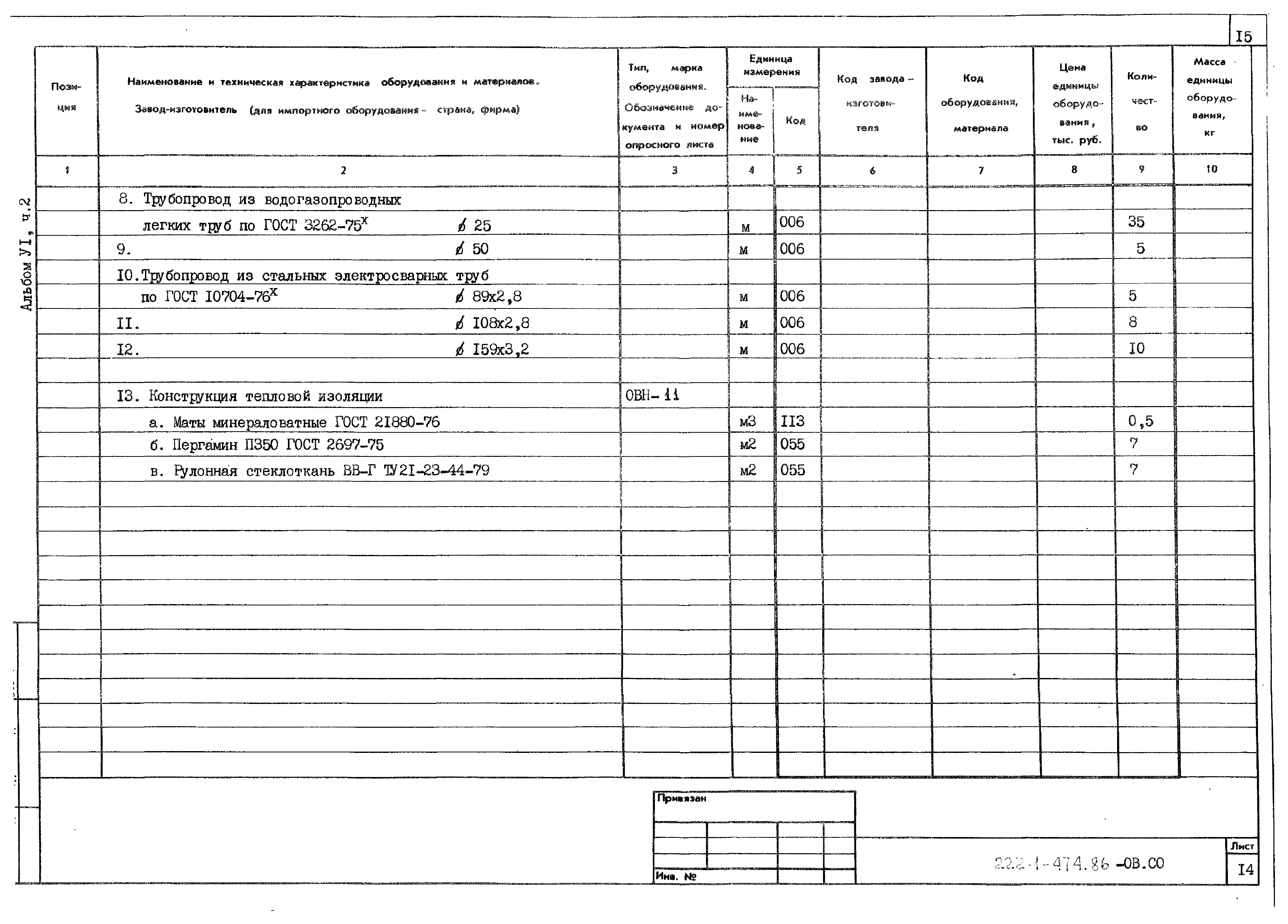 Типовой проект 222-1-474.86