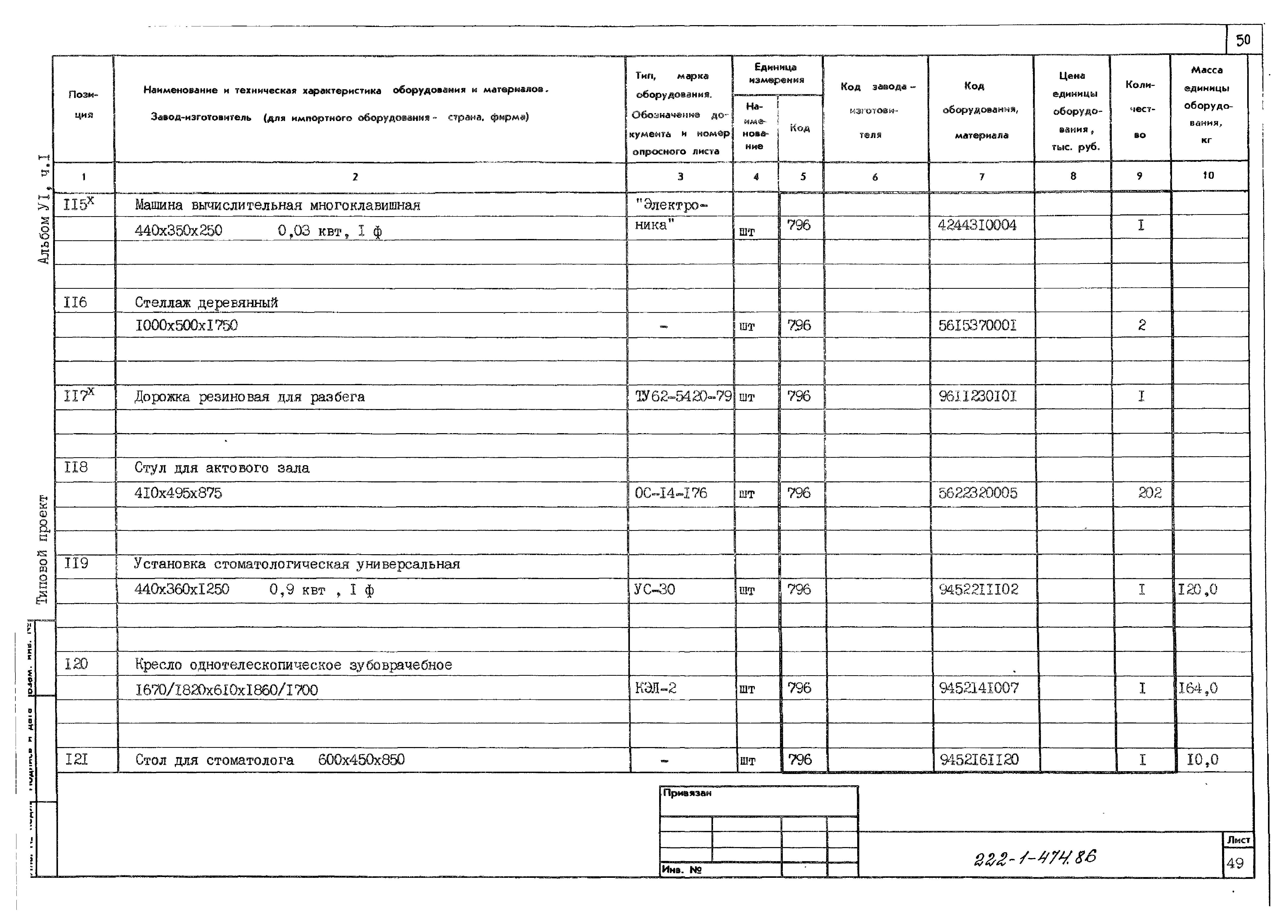 Типовой проект 222-1-474.86