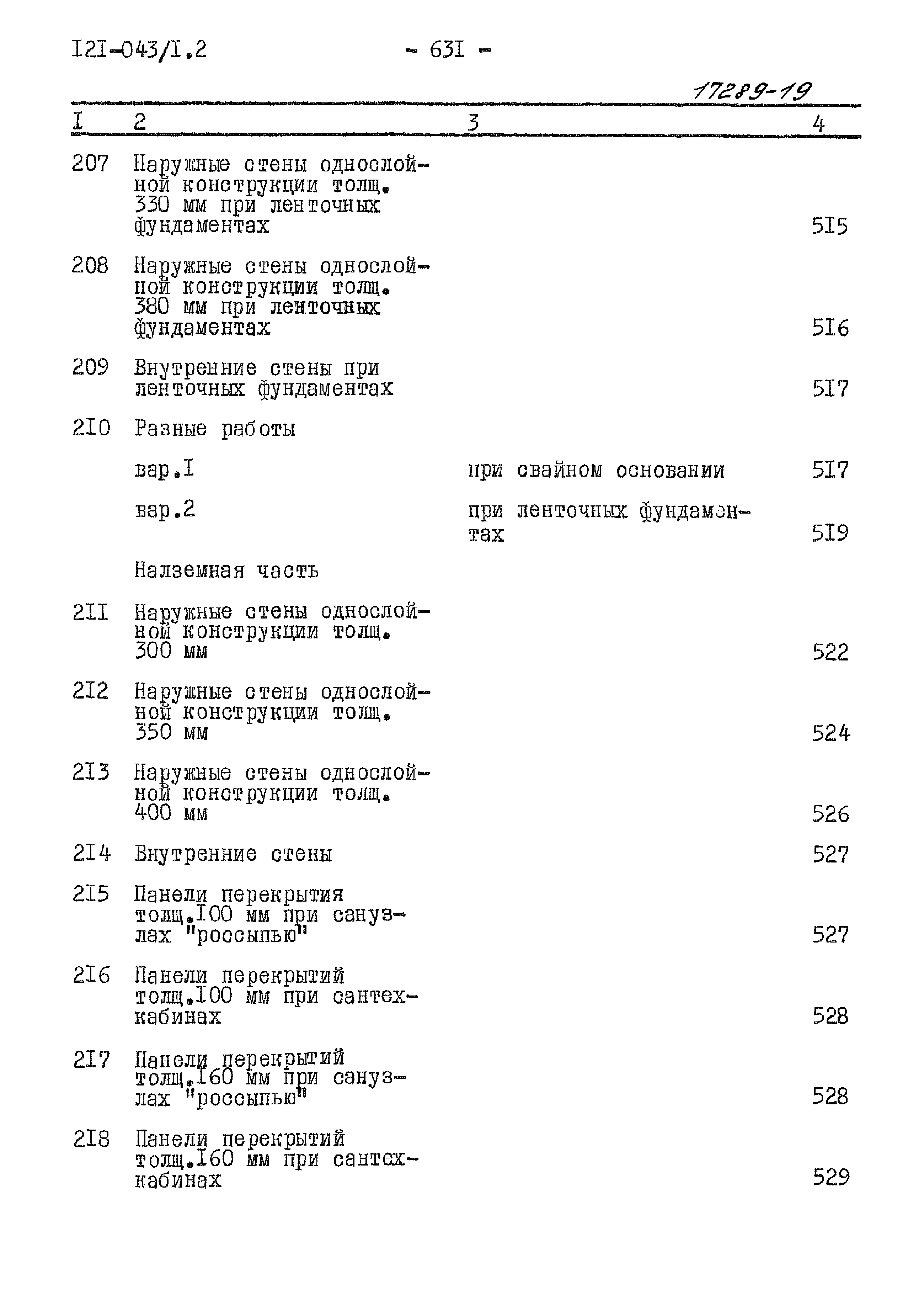 Типовой проект 121-043/1.2