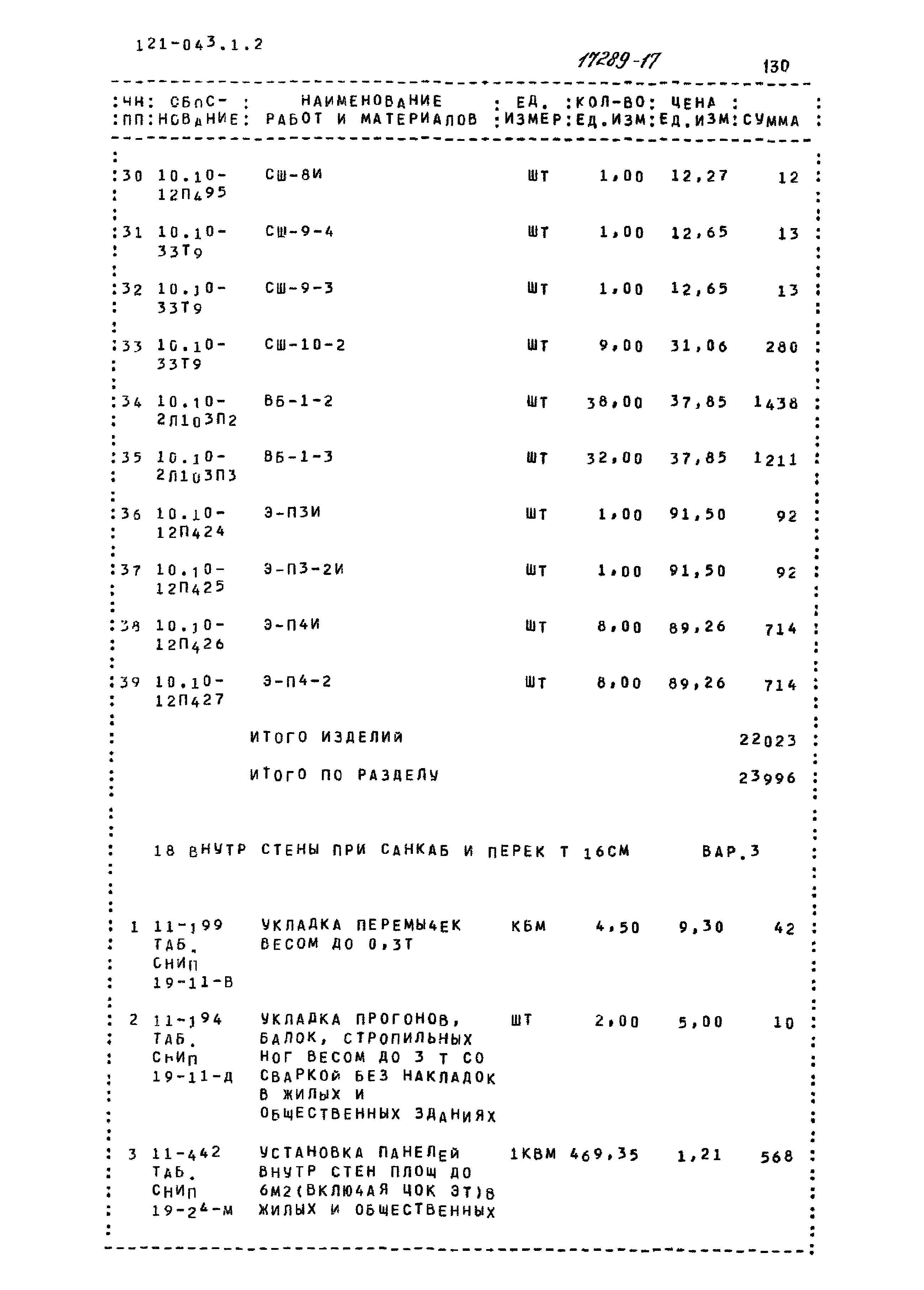 Типовой проект 121-043/1.2