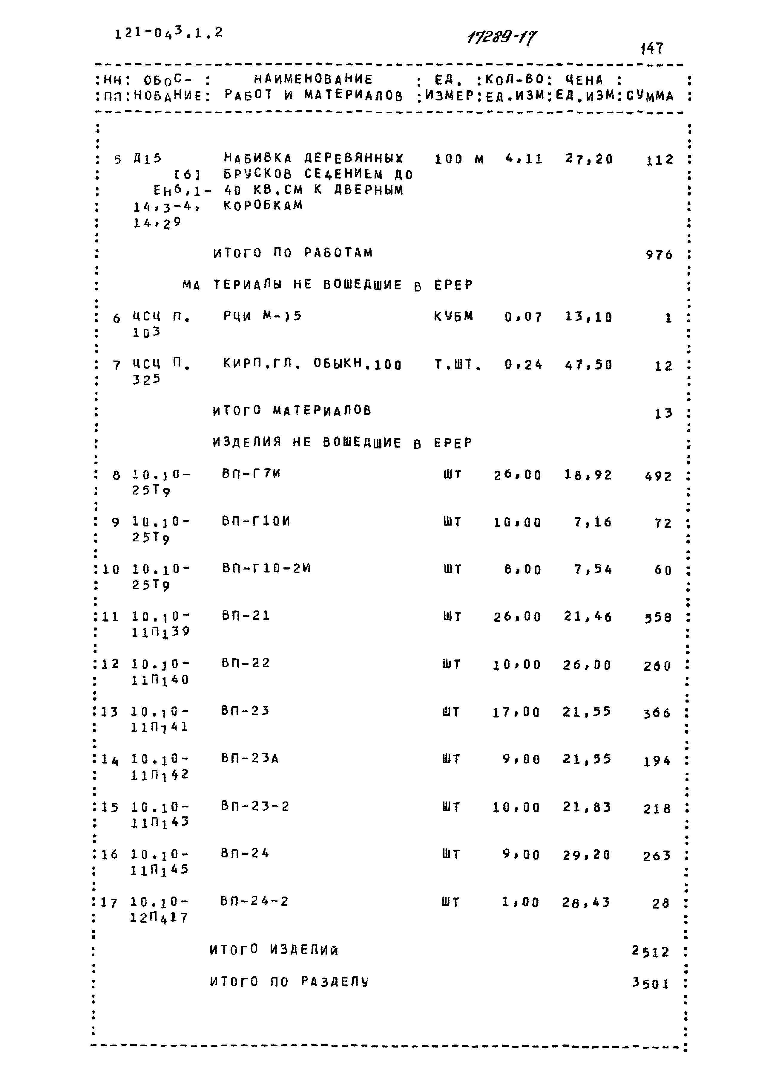 Типовой проект 121-043/1.2