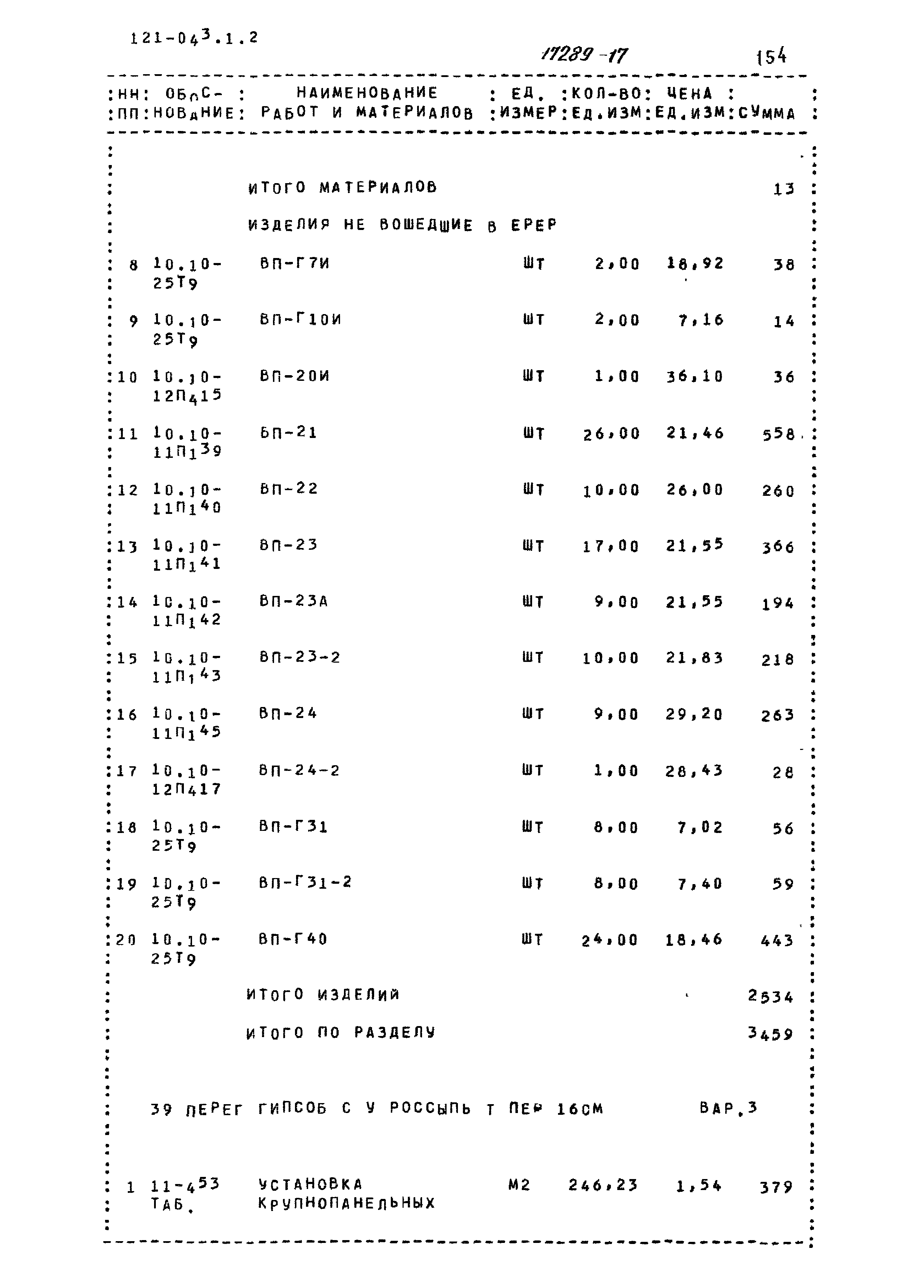 Типовой проект 121-043/1.2