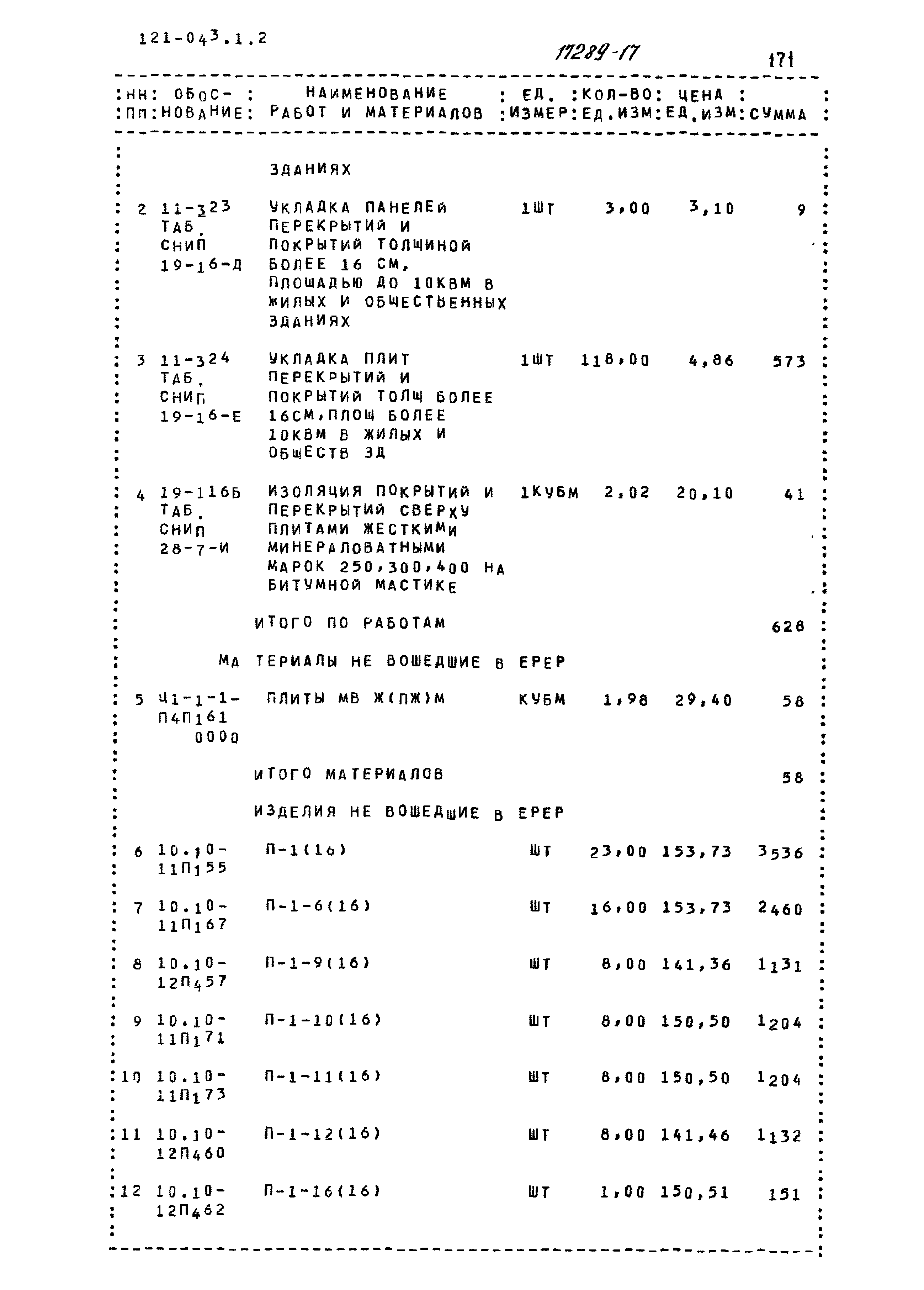 Типовой проект 121-043/1.2