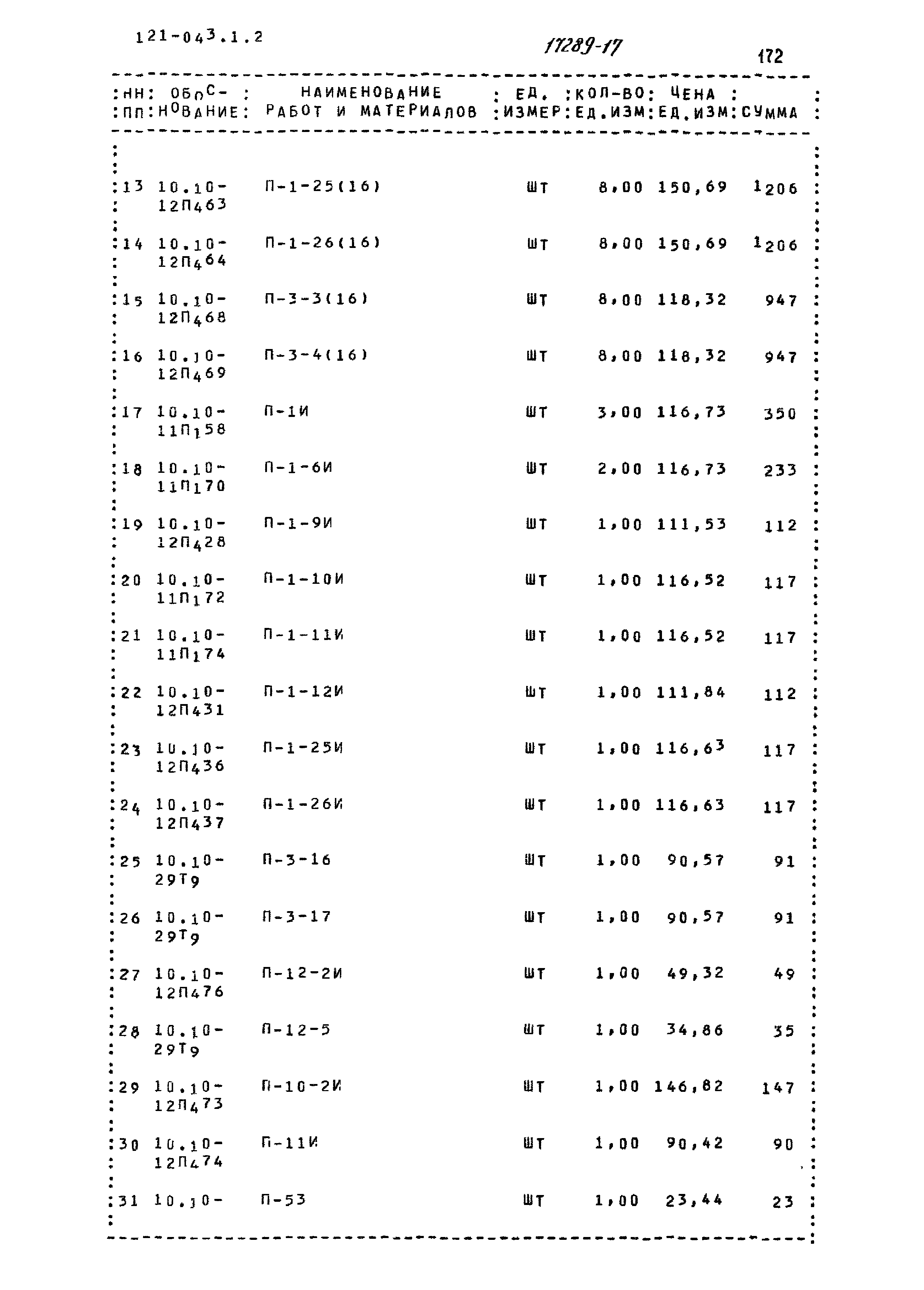 Типовой проект 121-043/1.2