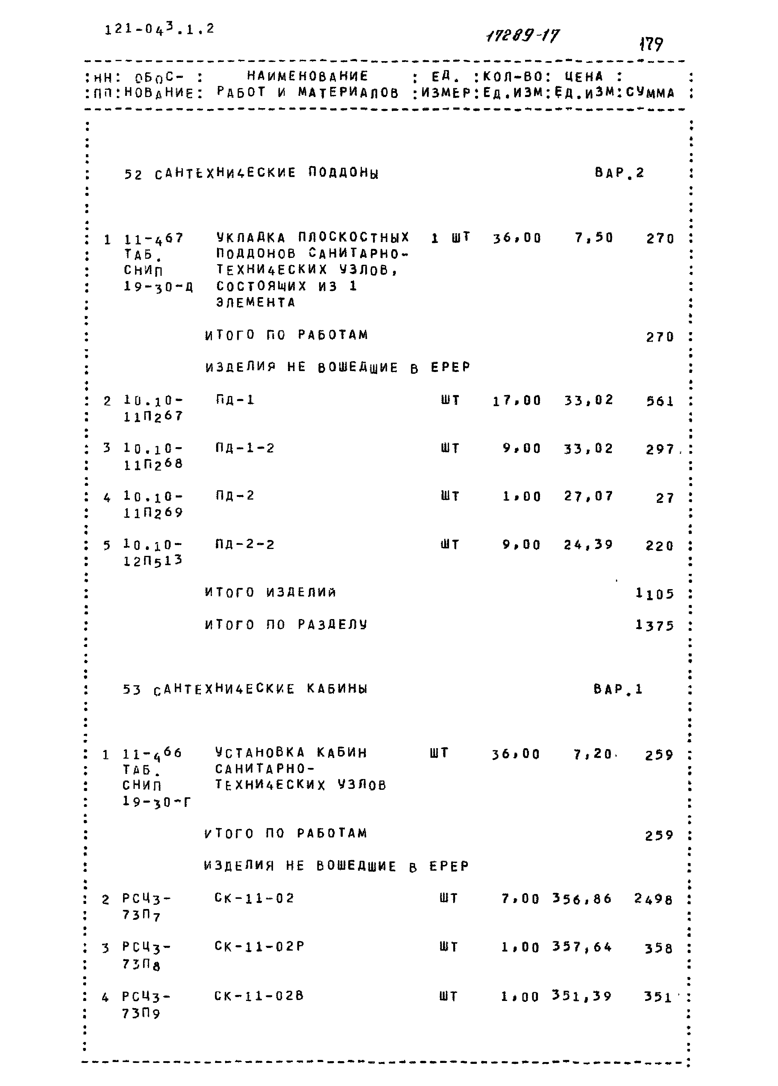 Типовой проект 121-043/1.2