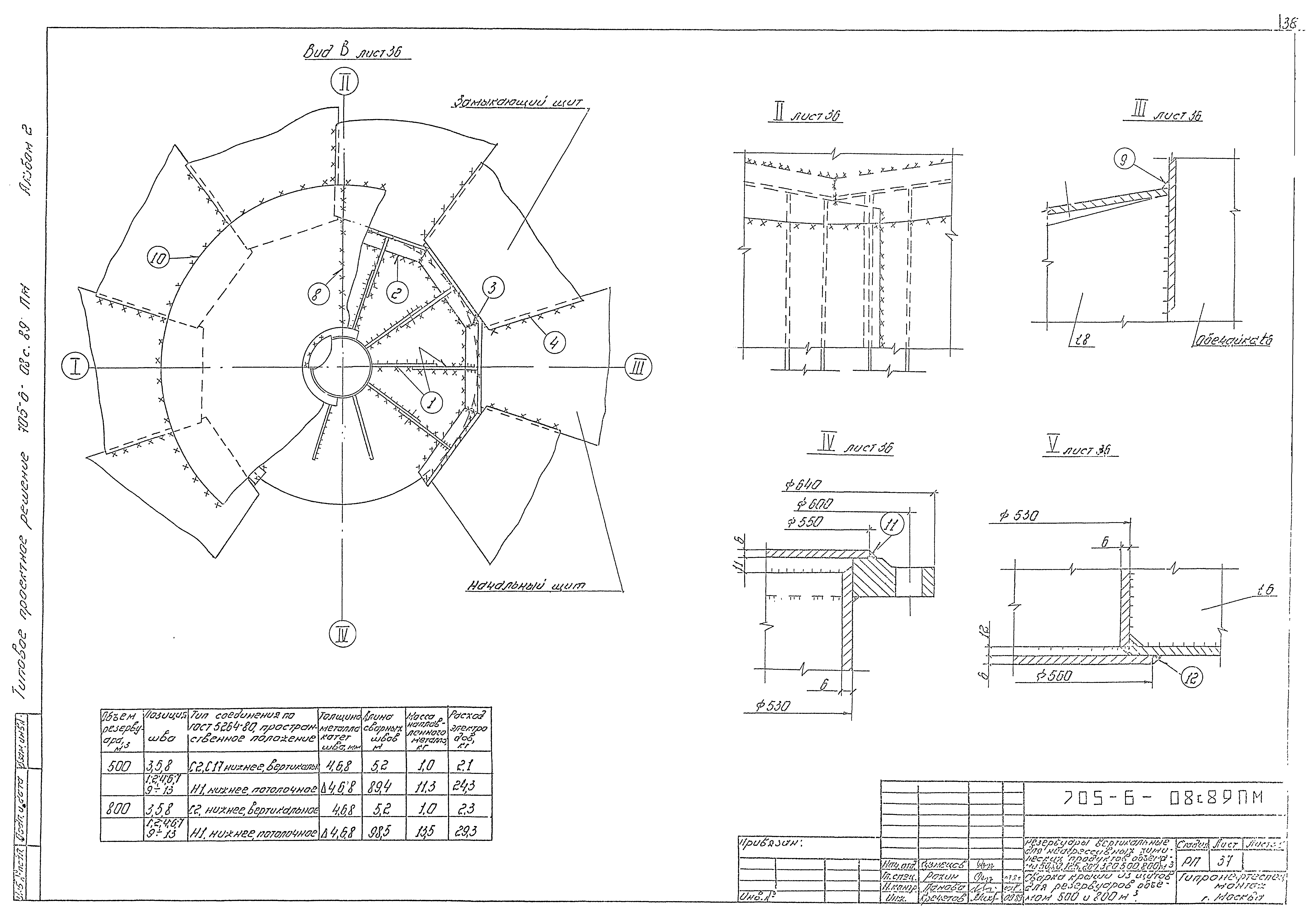 Типовые проектные решения 705-6-08с.89