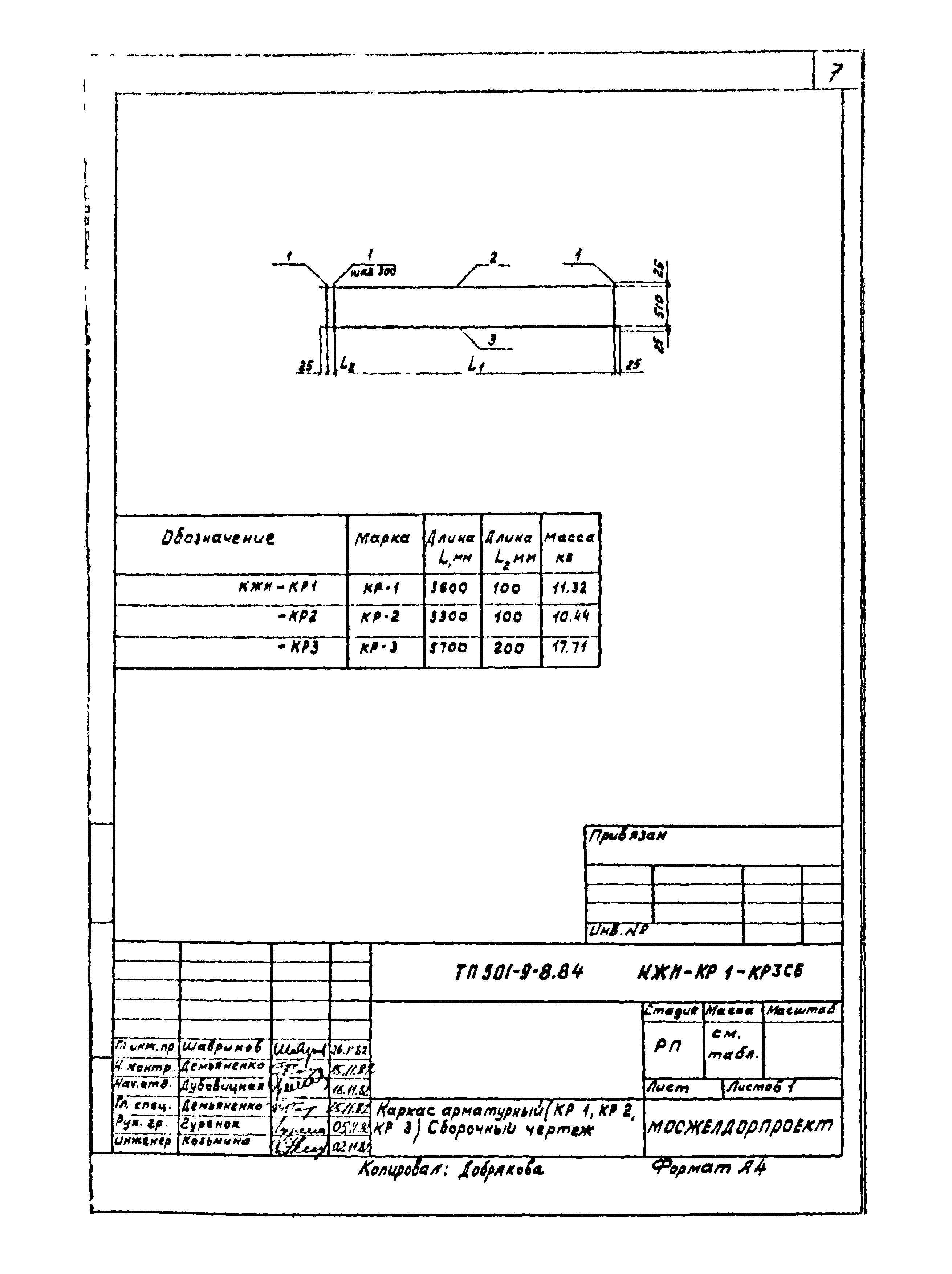 Типовой проект 501-9-8.84