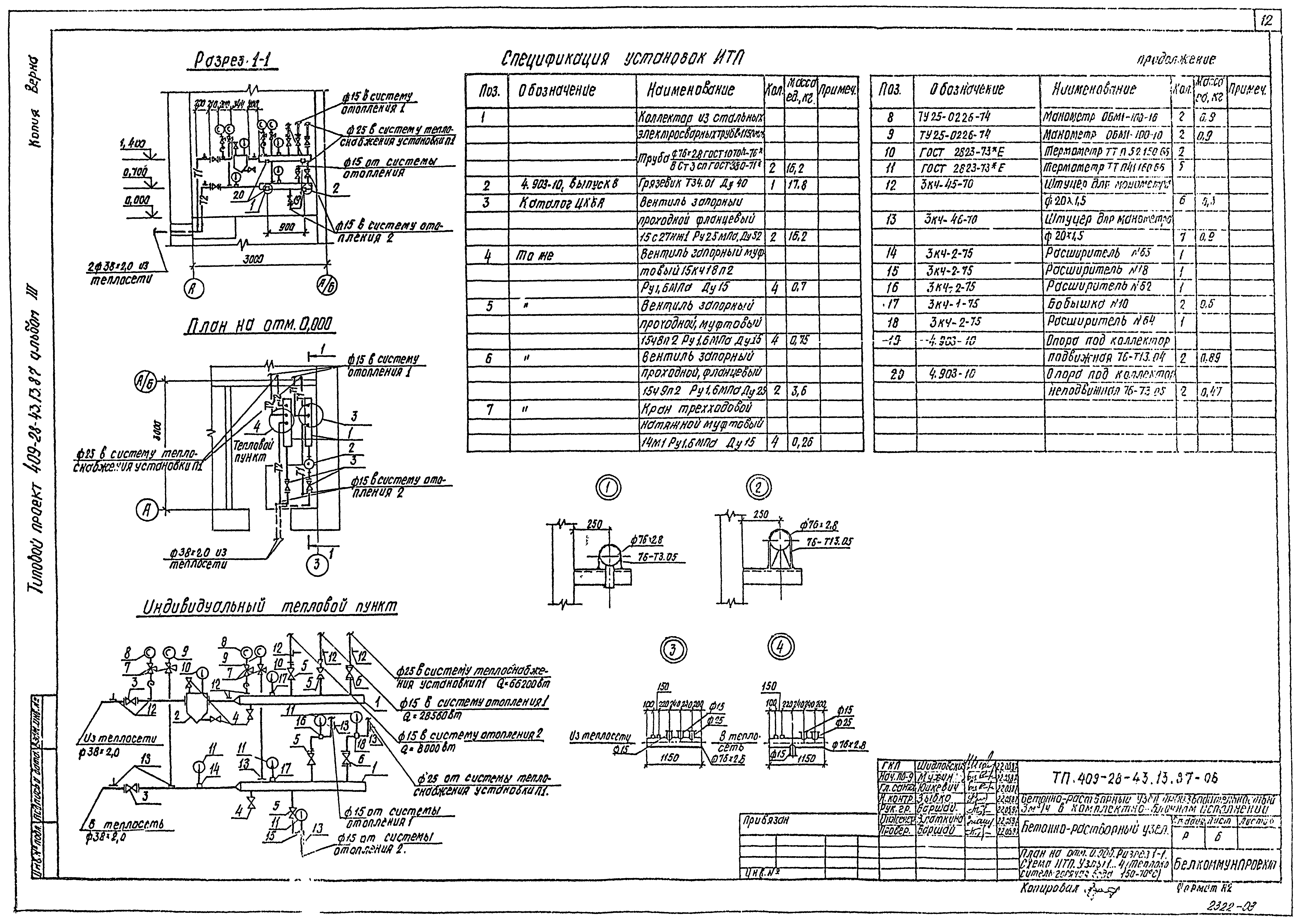 Типовой проект 409-28-43.13.87