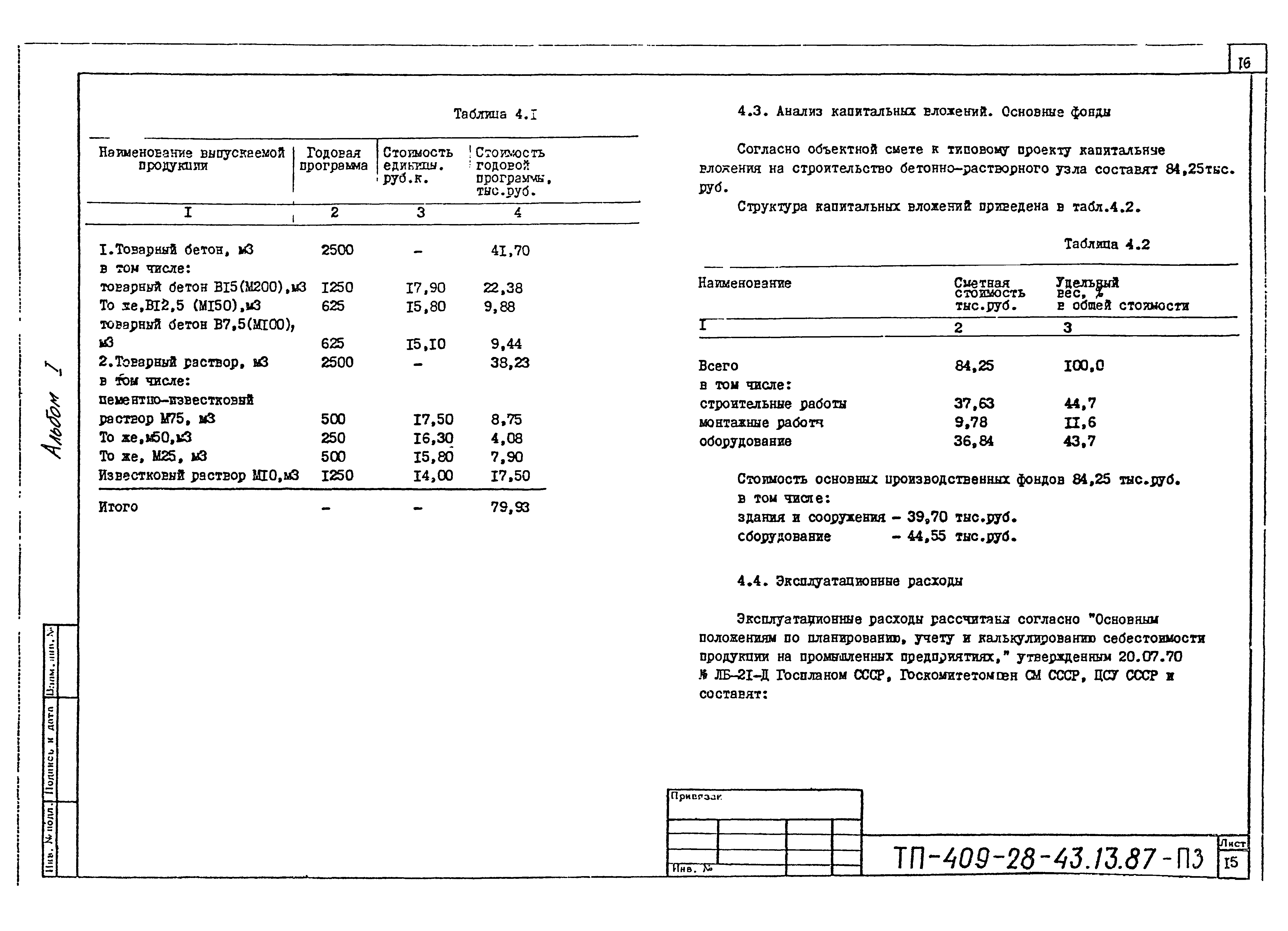 Типовой проект 409-28-43.13.87
