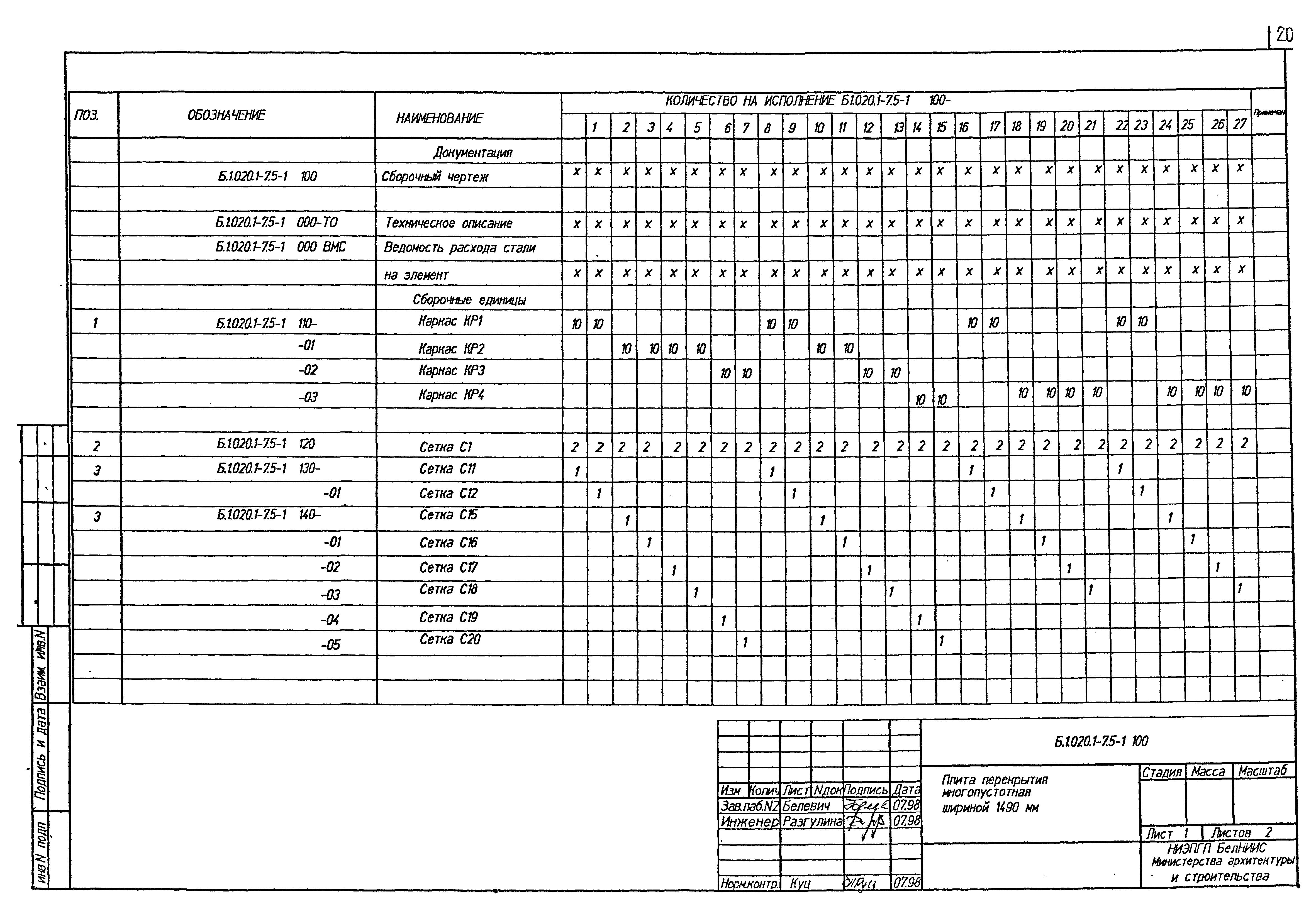 Серия Б1.020.1-7