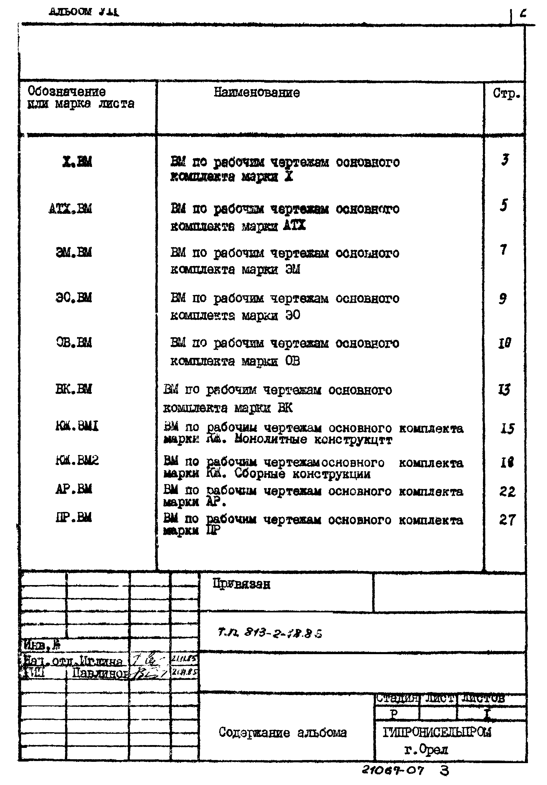 Типовой проект 813-2-18.86