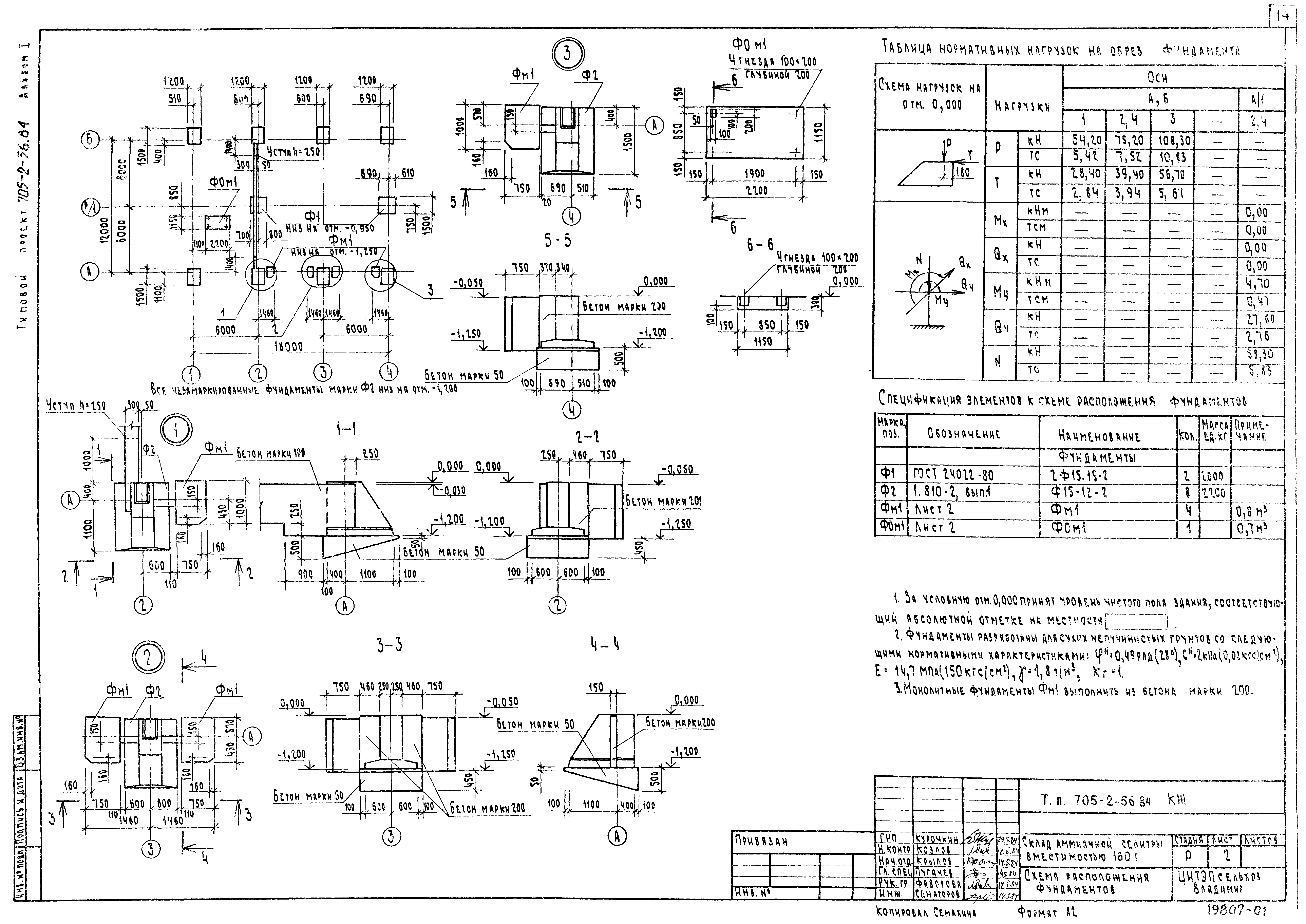 Типовой проект 705-2-56.84