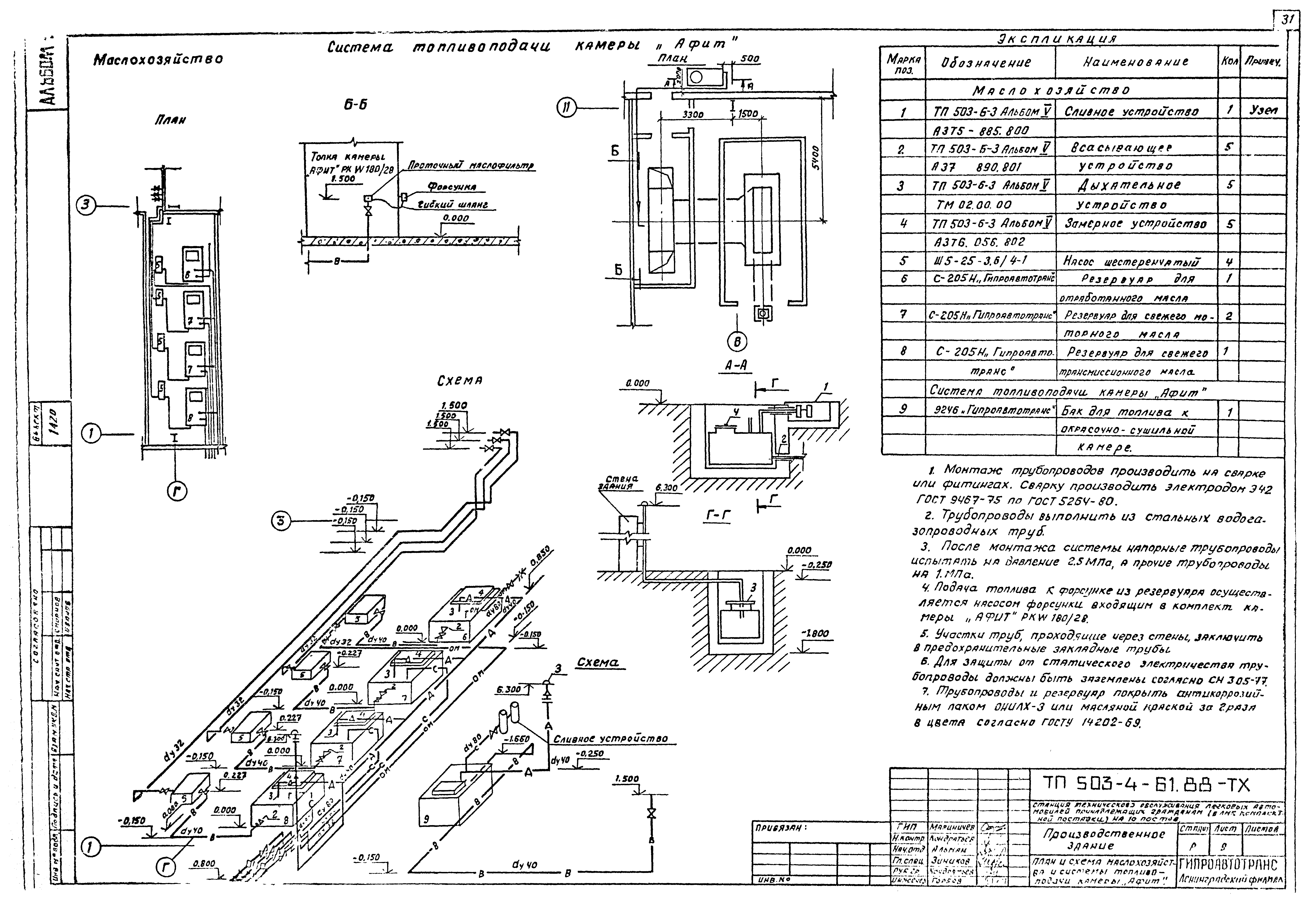 Типовой проект 503-4-61.88
