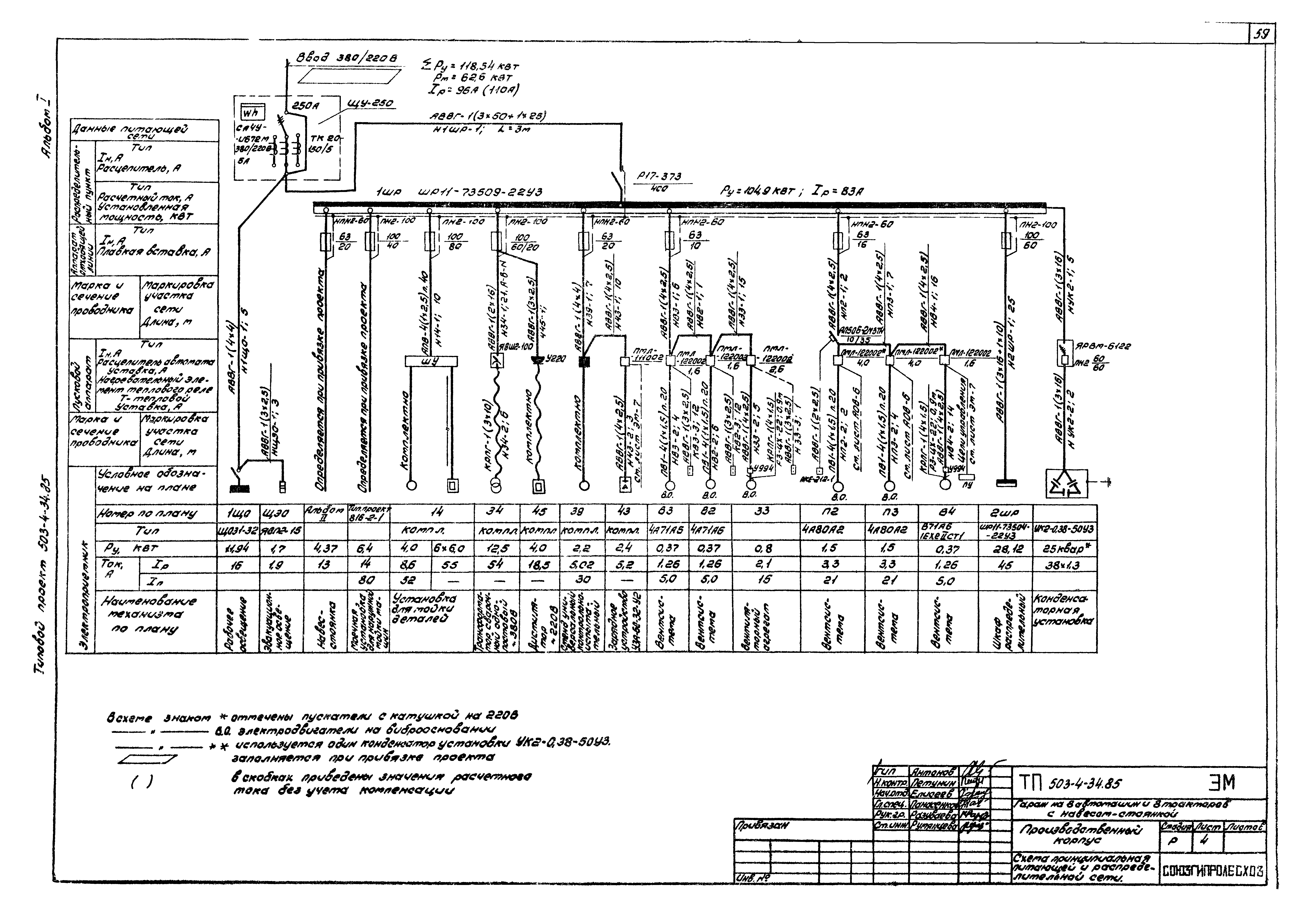 Типовой проект 503-4-34.85