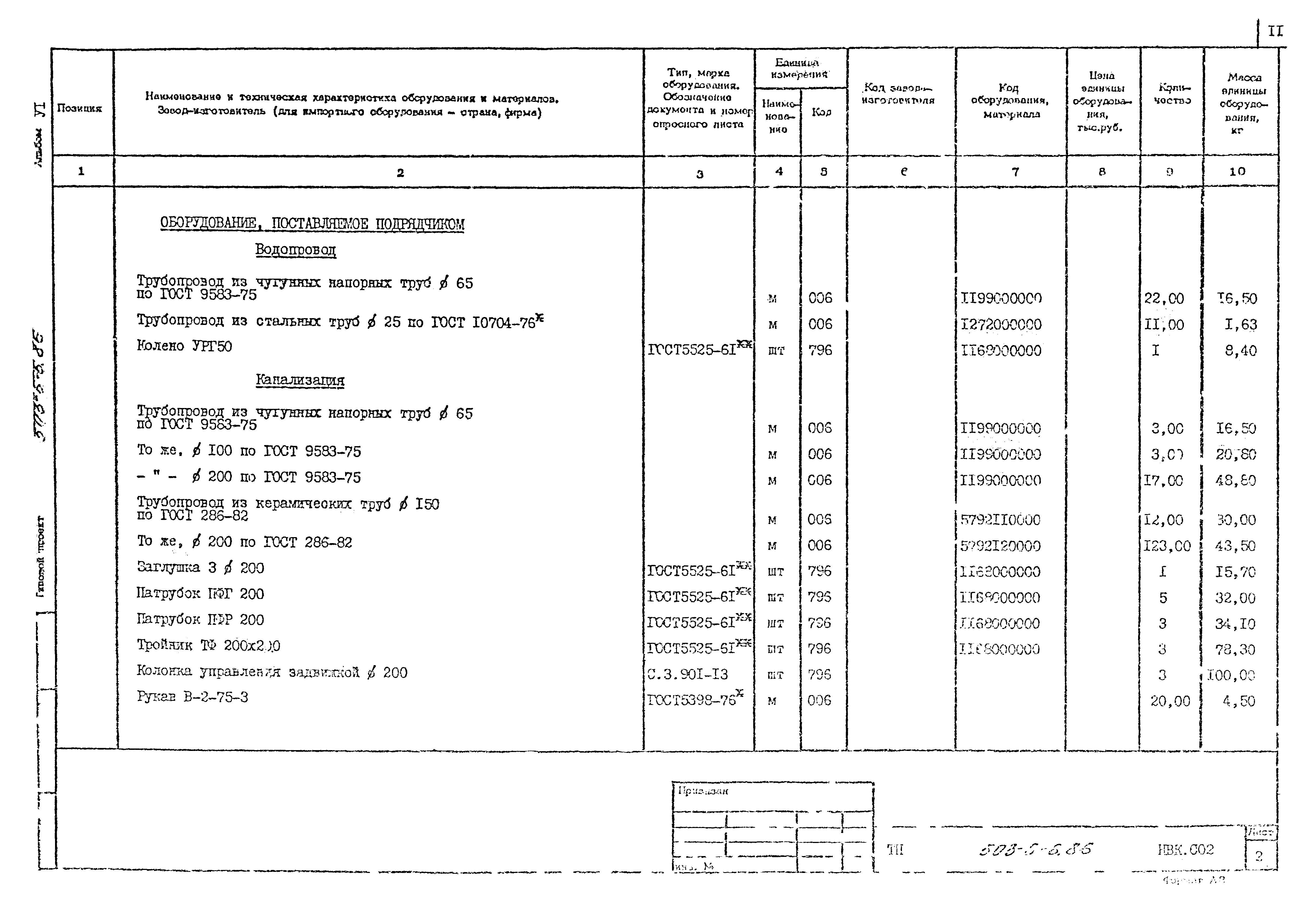 Типовой проект 503-6-6.86