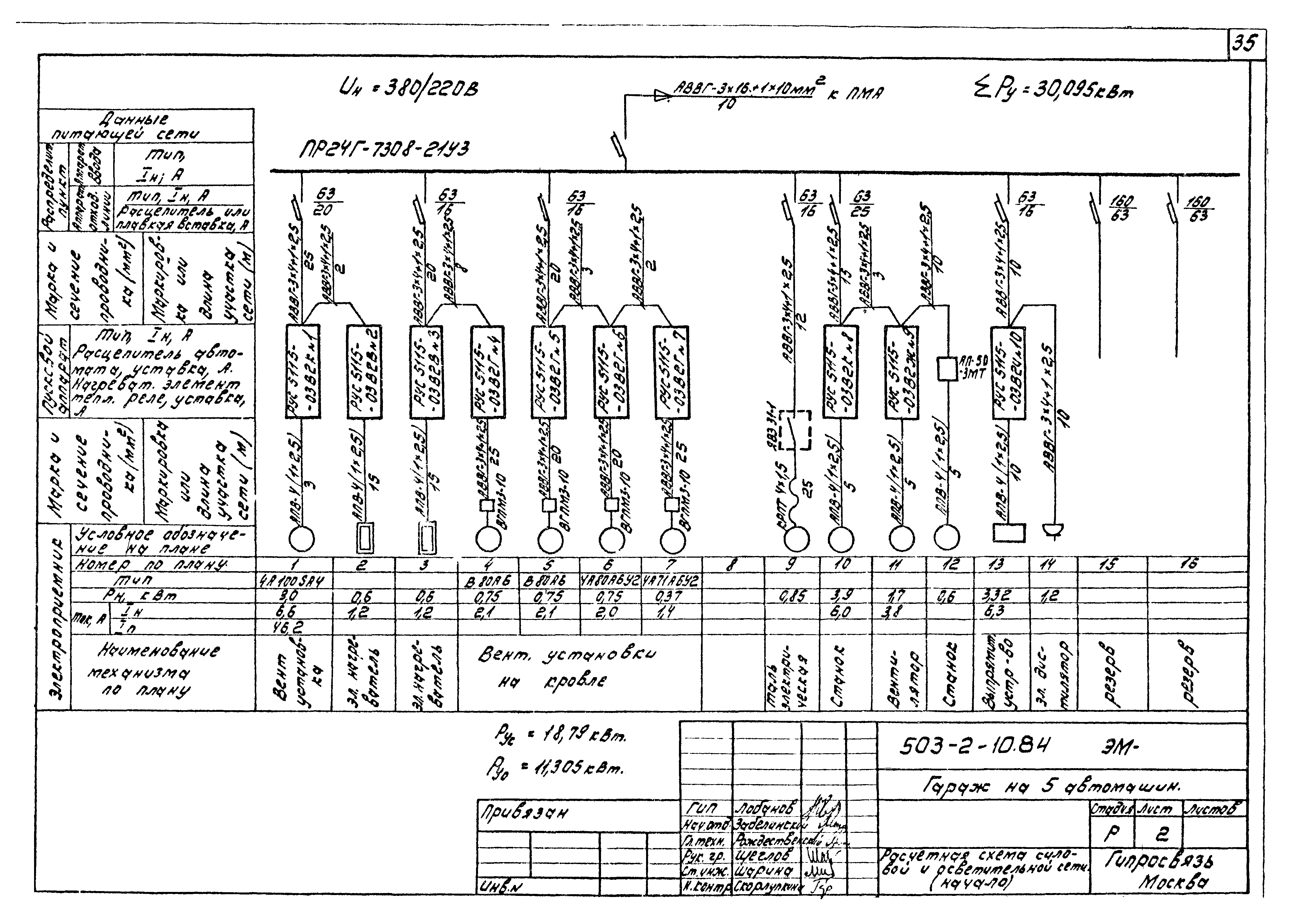 Типовой проект 503-2-10.84