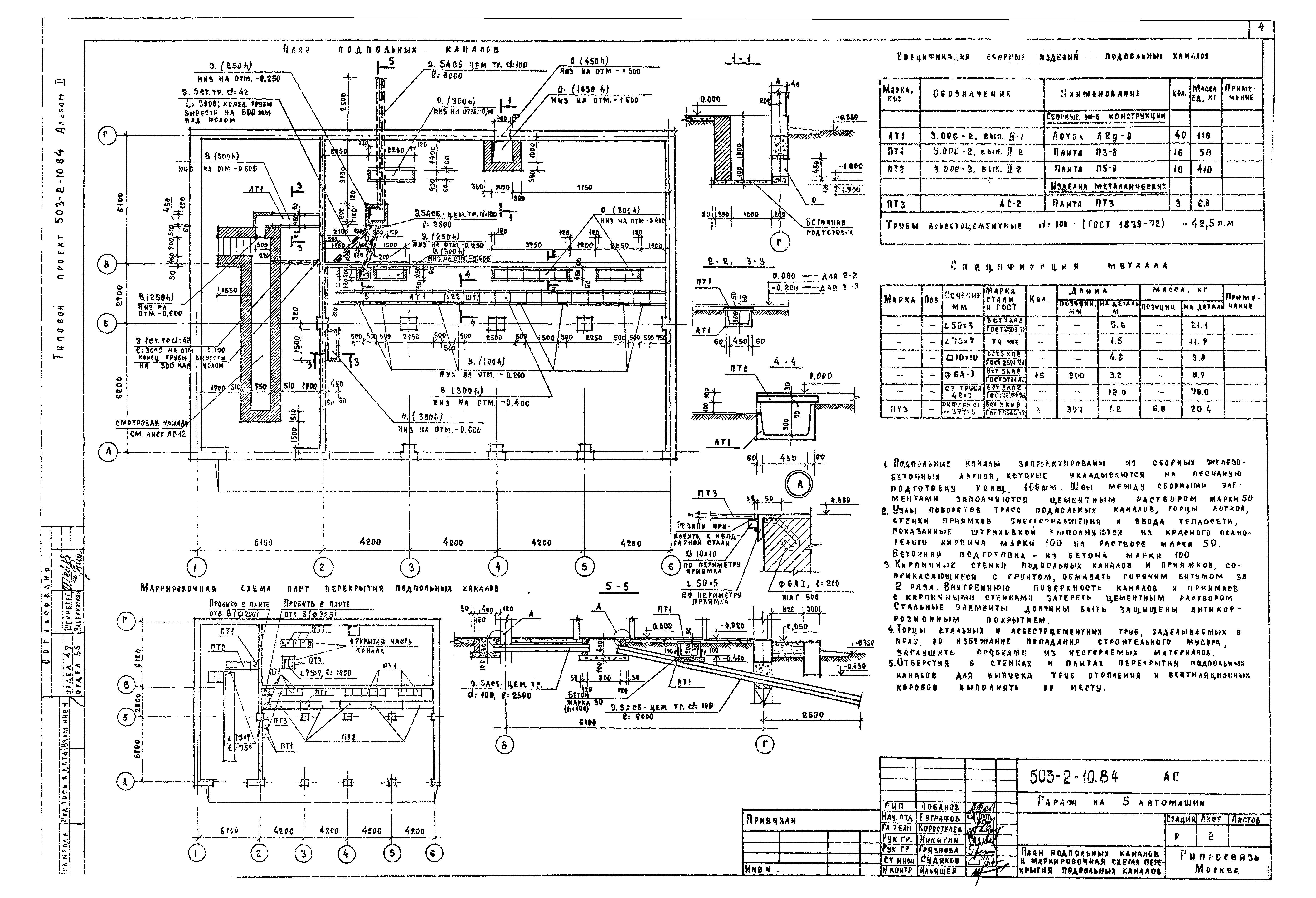 Типовой проект 503-2-10.84