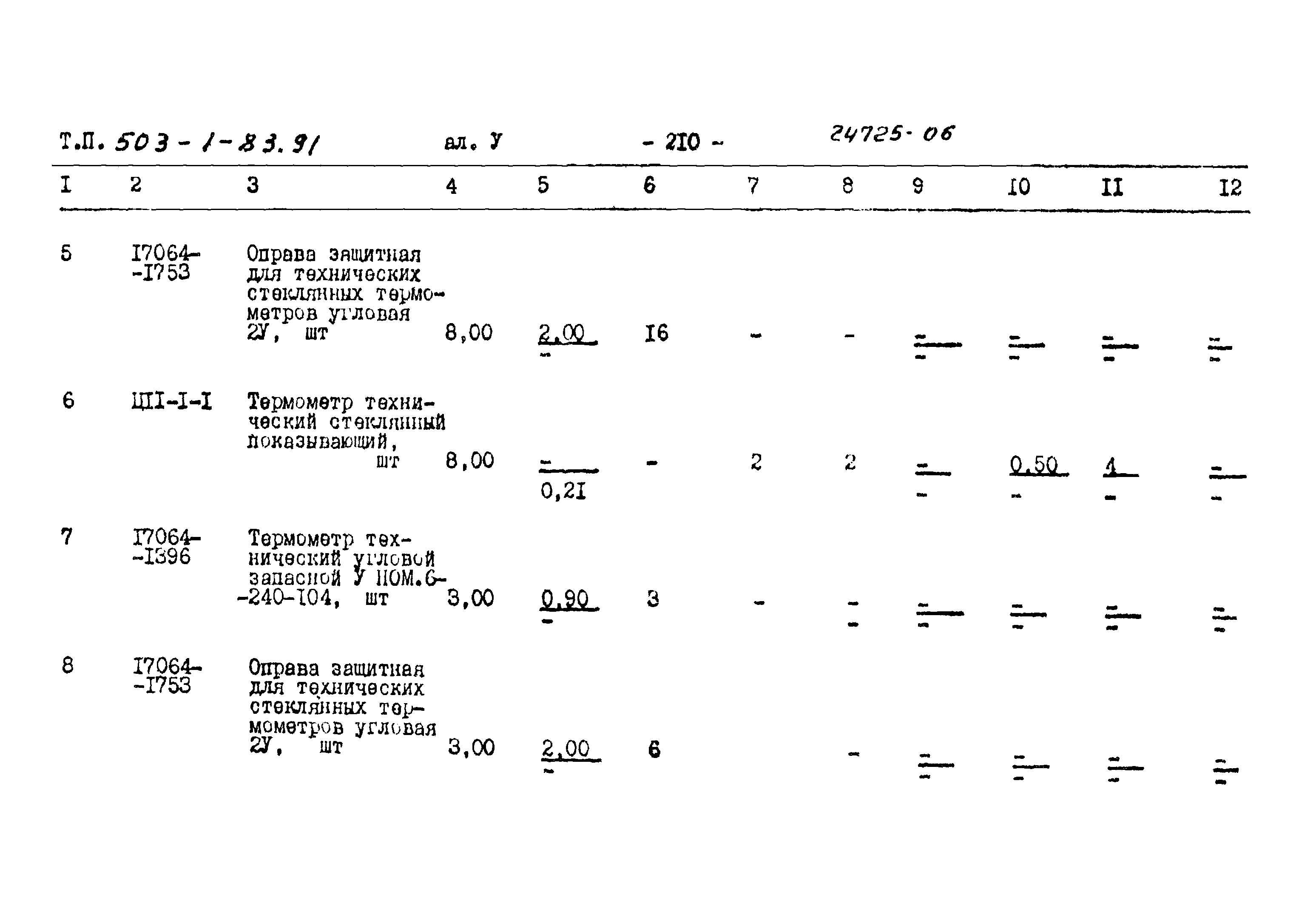 Типовой проект 503-1-83.91