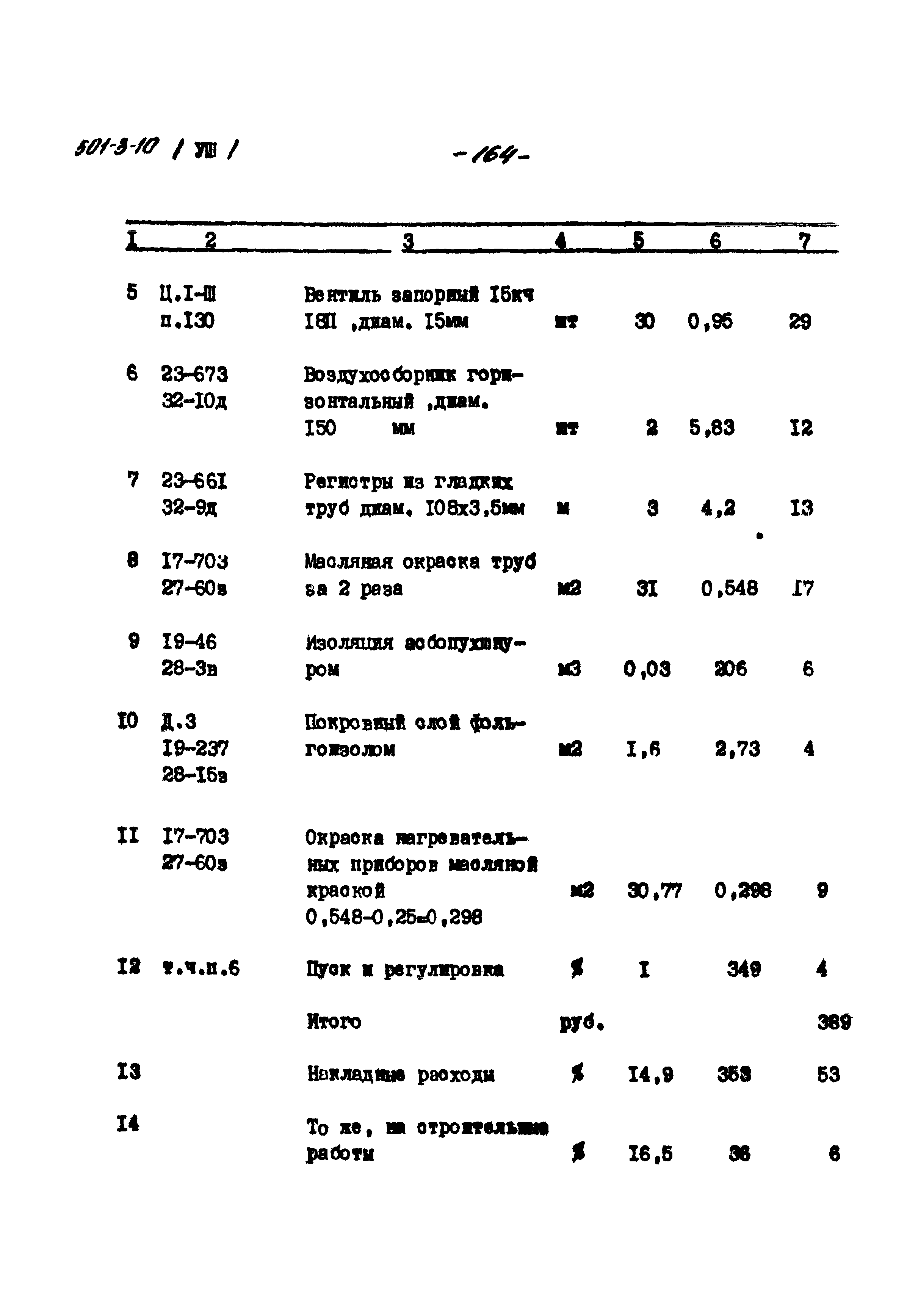 Типовой проект 501-3-10
