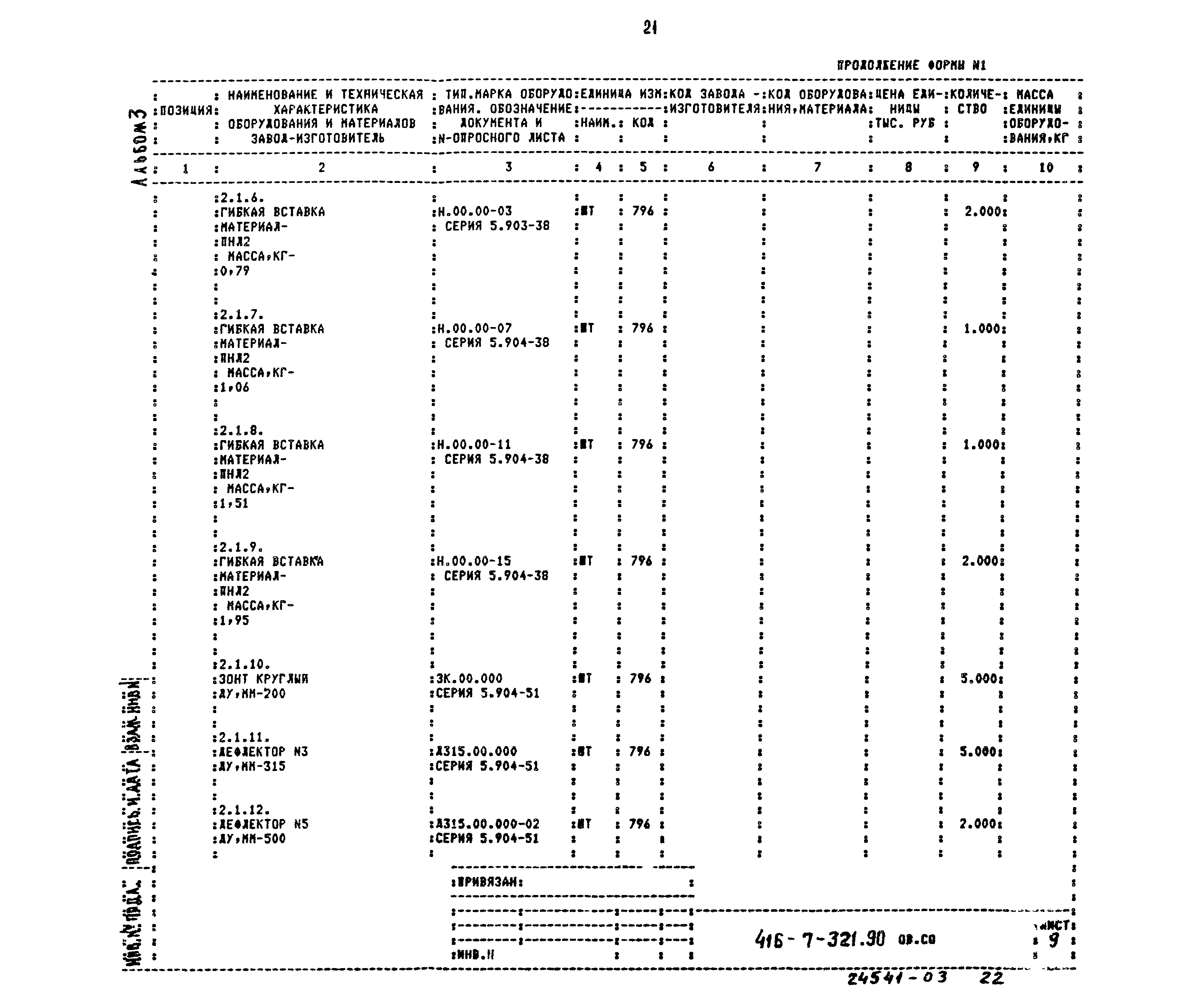 Типовой проект 416-7-321.90