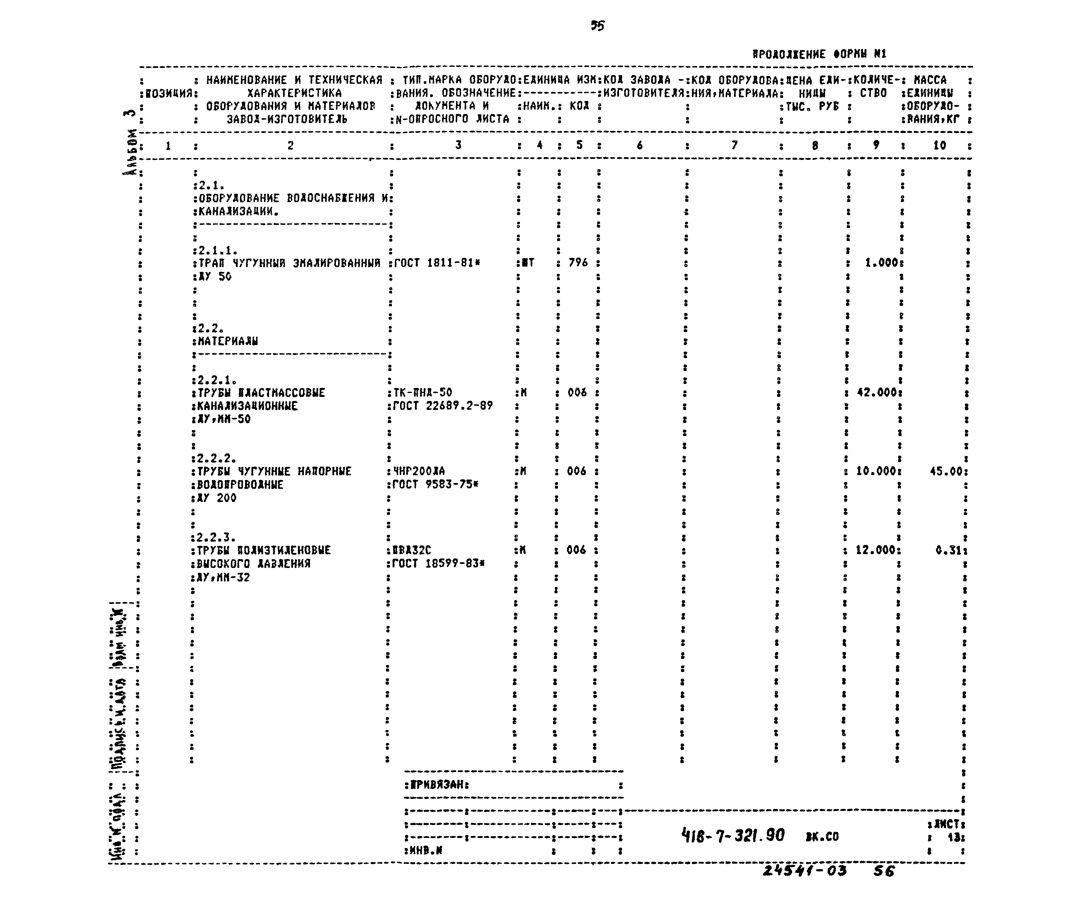 Типовой проект 416-7-321.90
