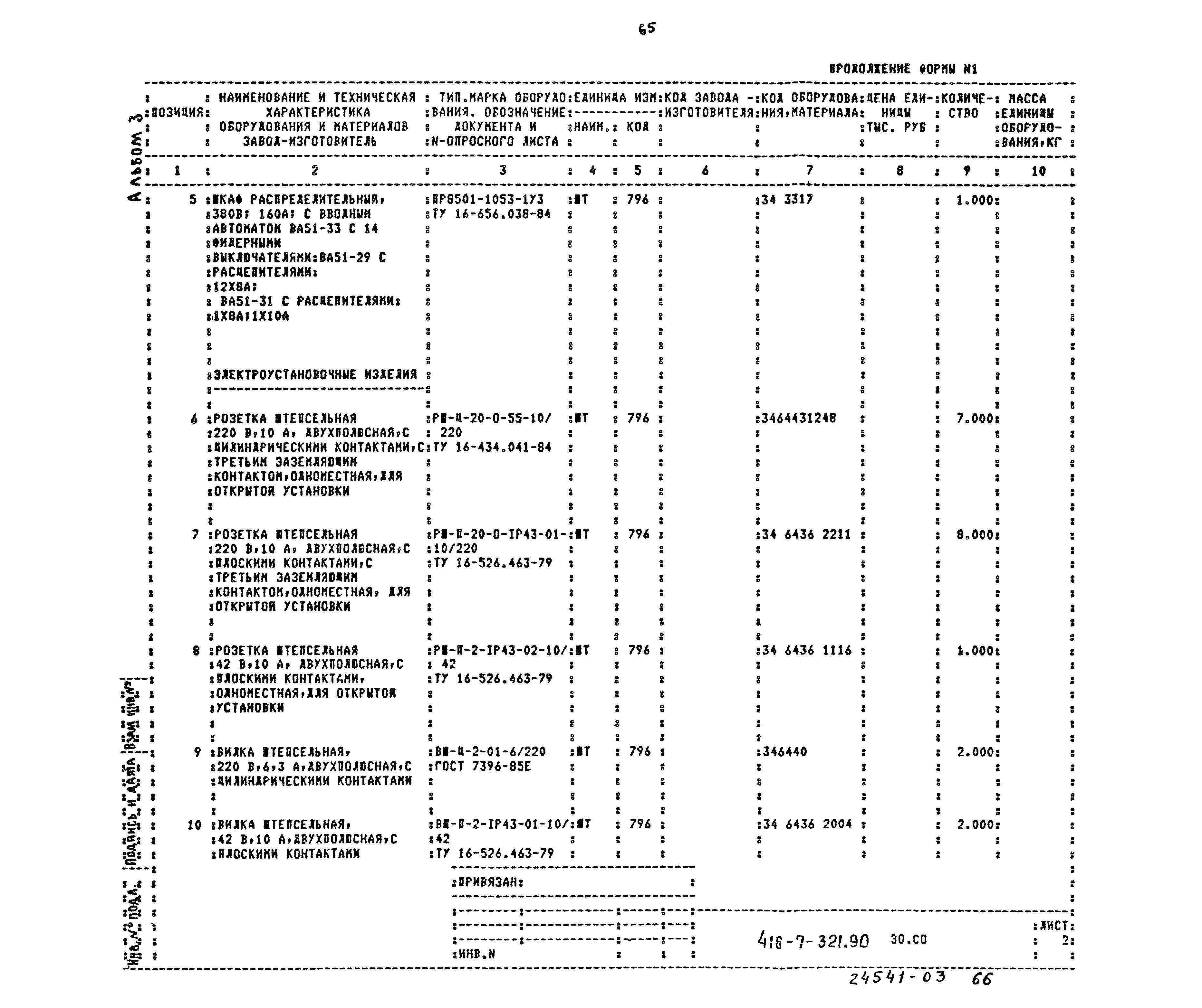 Типовой проект 416-7-321.90