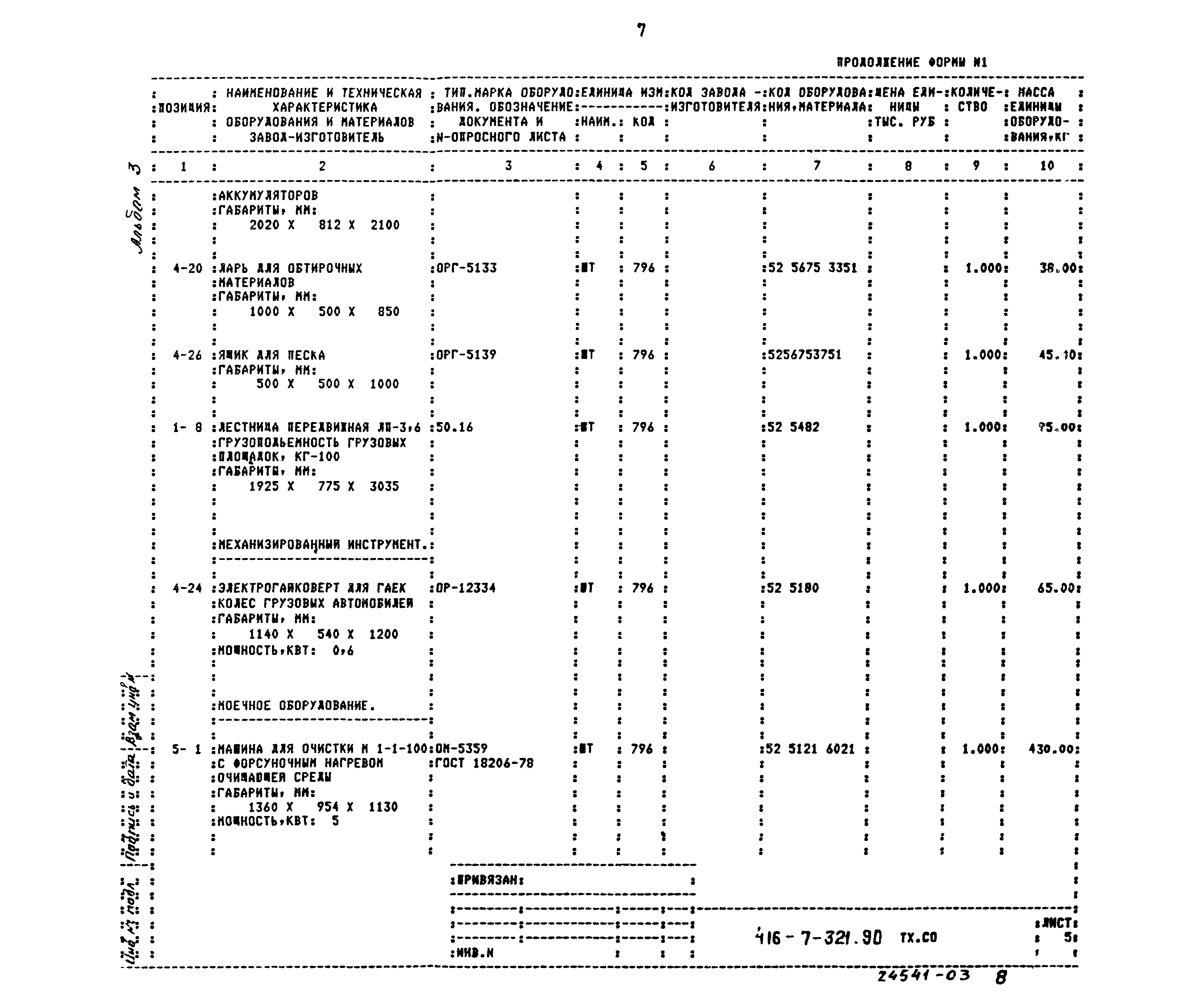 Типовой проект 416-7-321.90