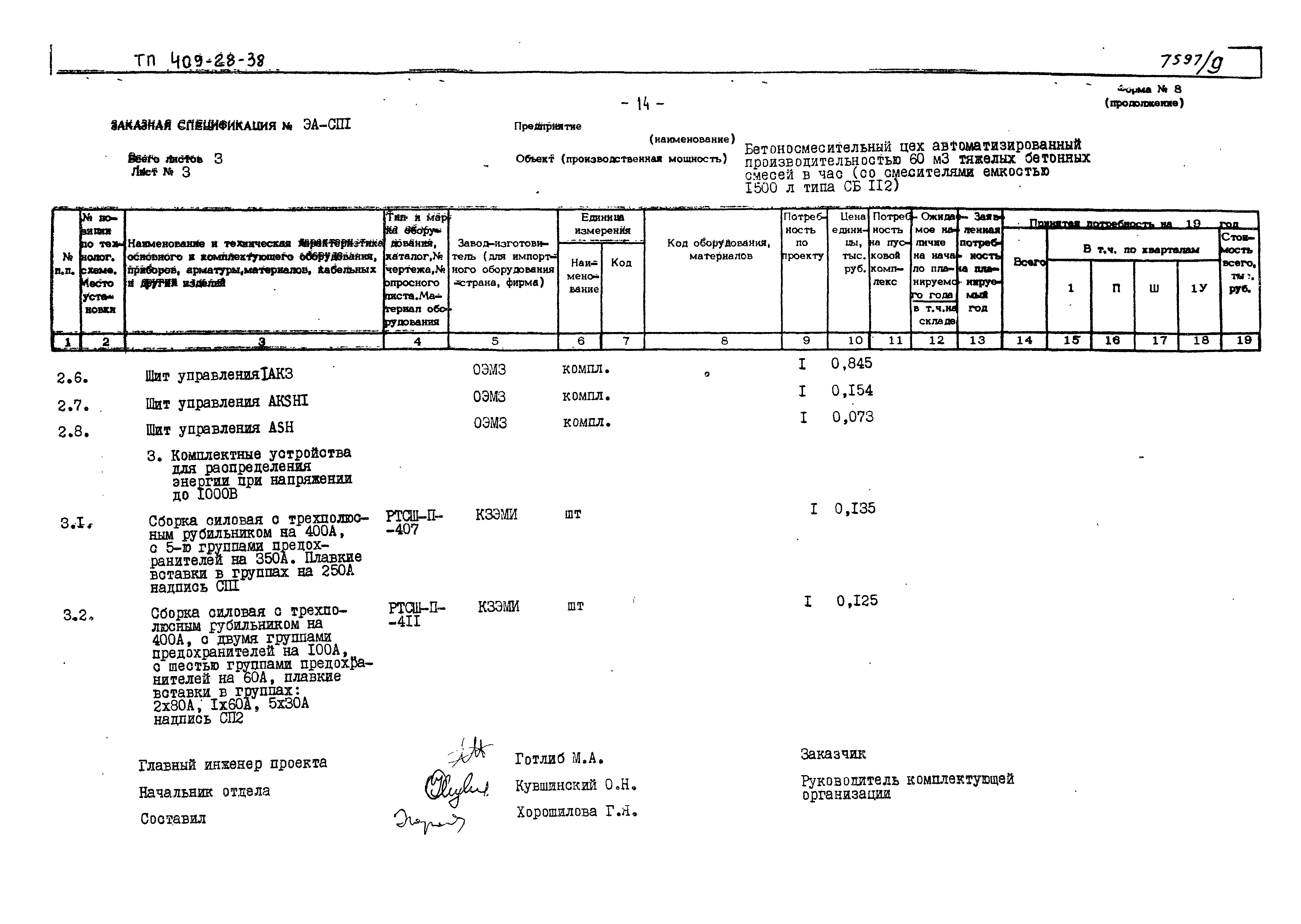 Типовой проект 409-28-38