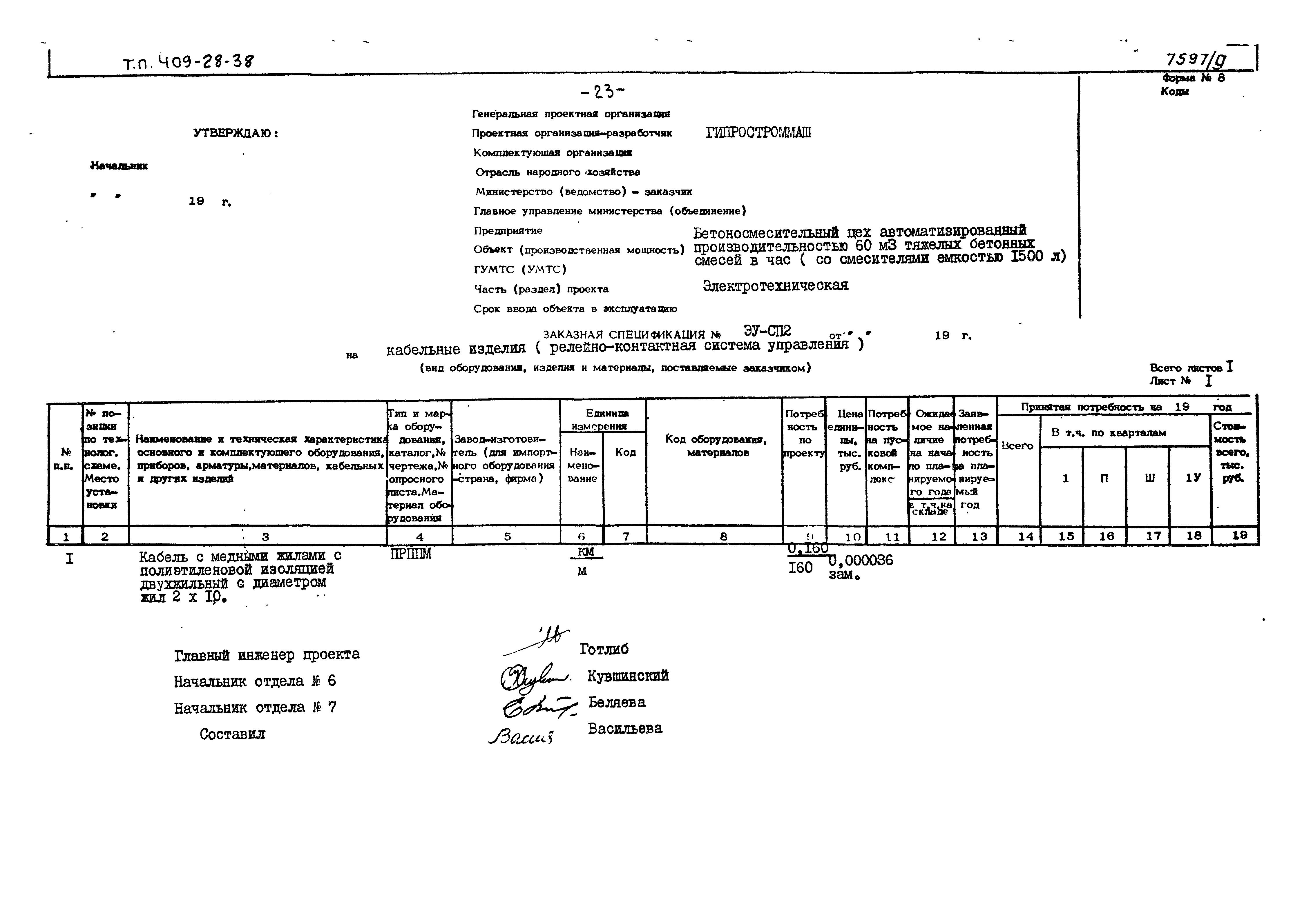 Типовой проект 409-28-38