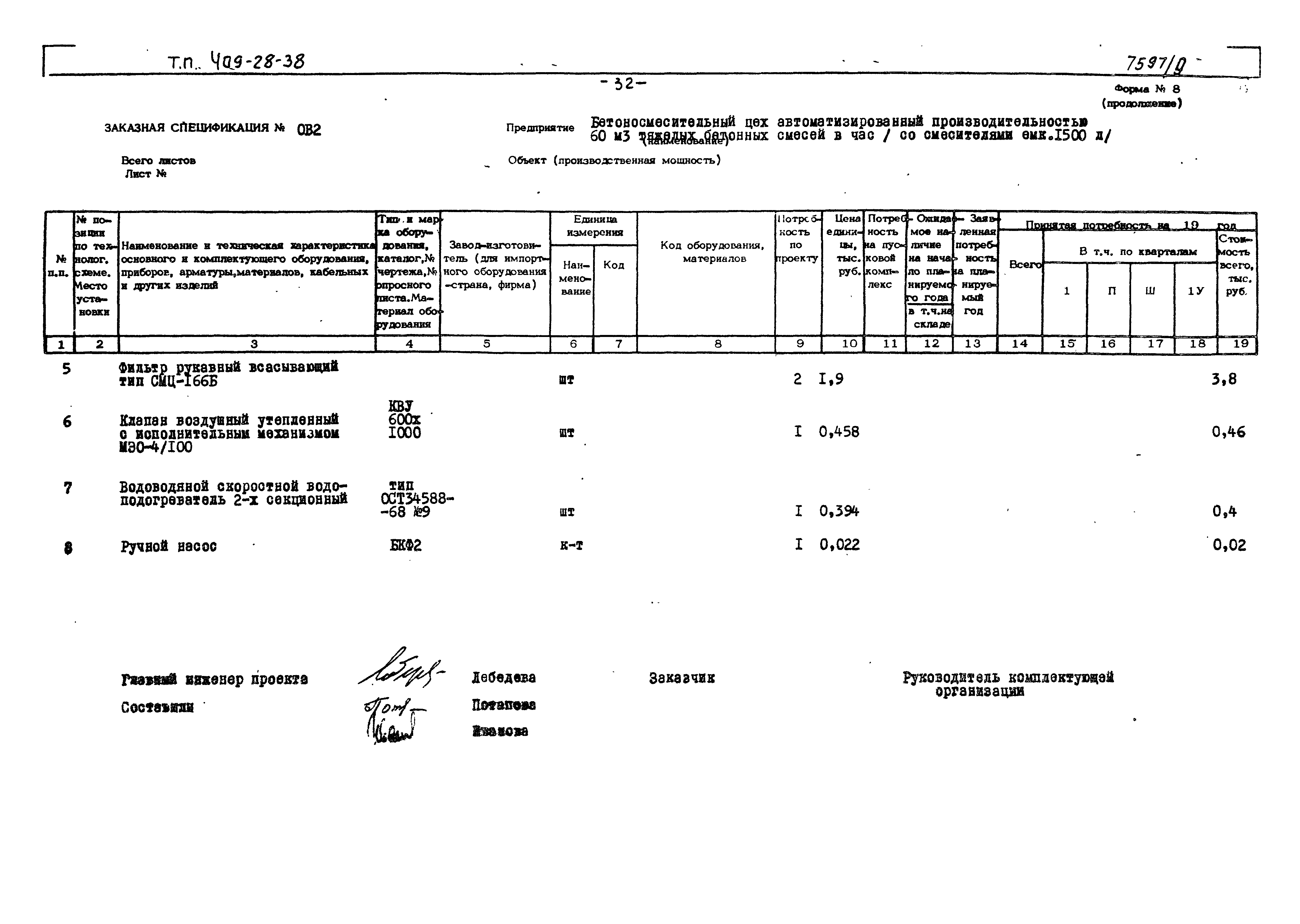 Типовой проект 409-28-38