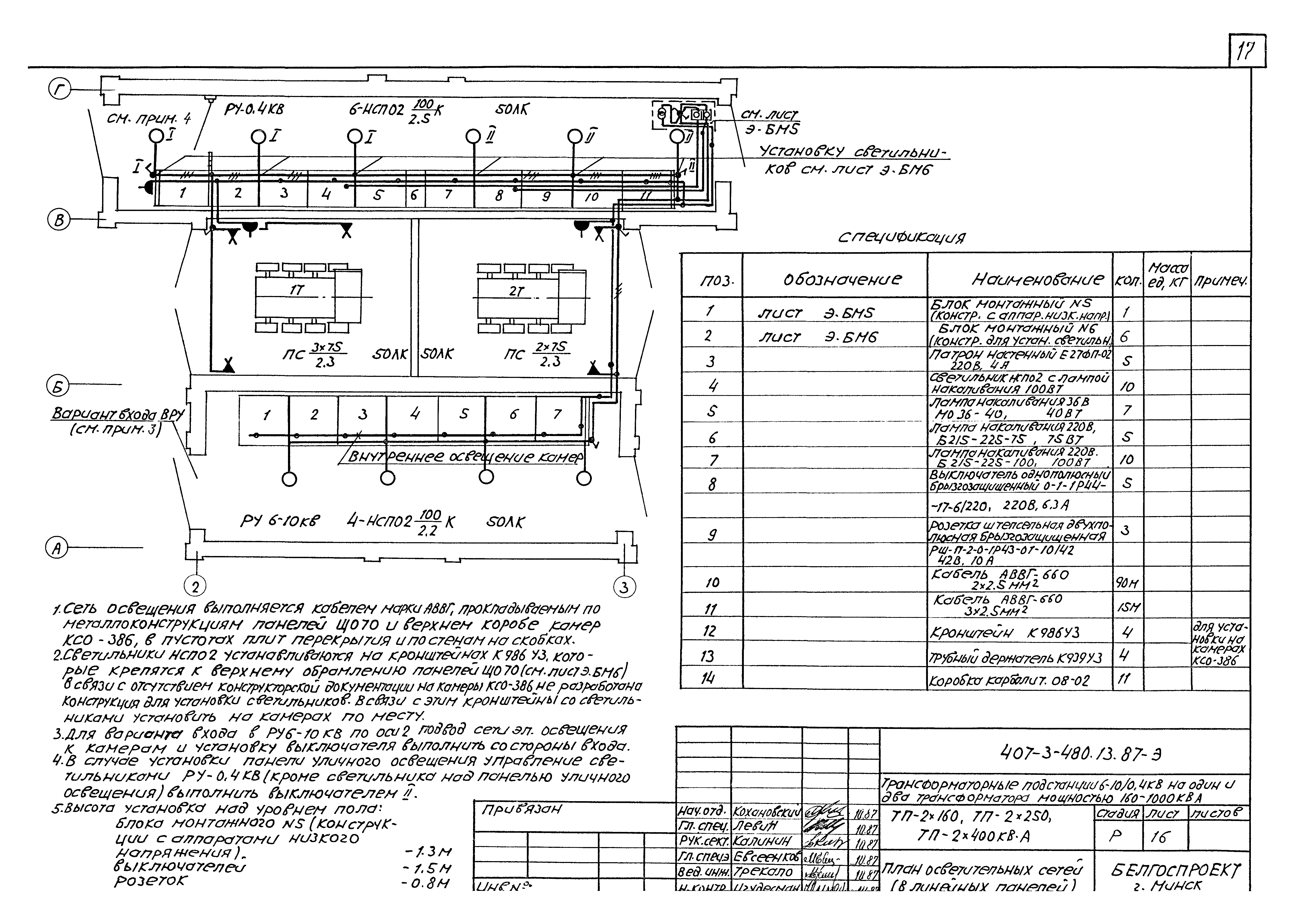 Типовой проект 407-3-480.13.87