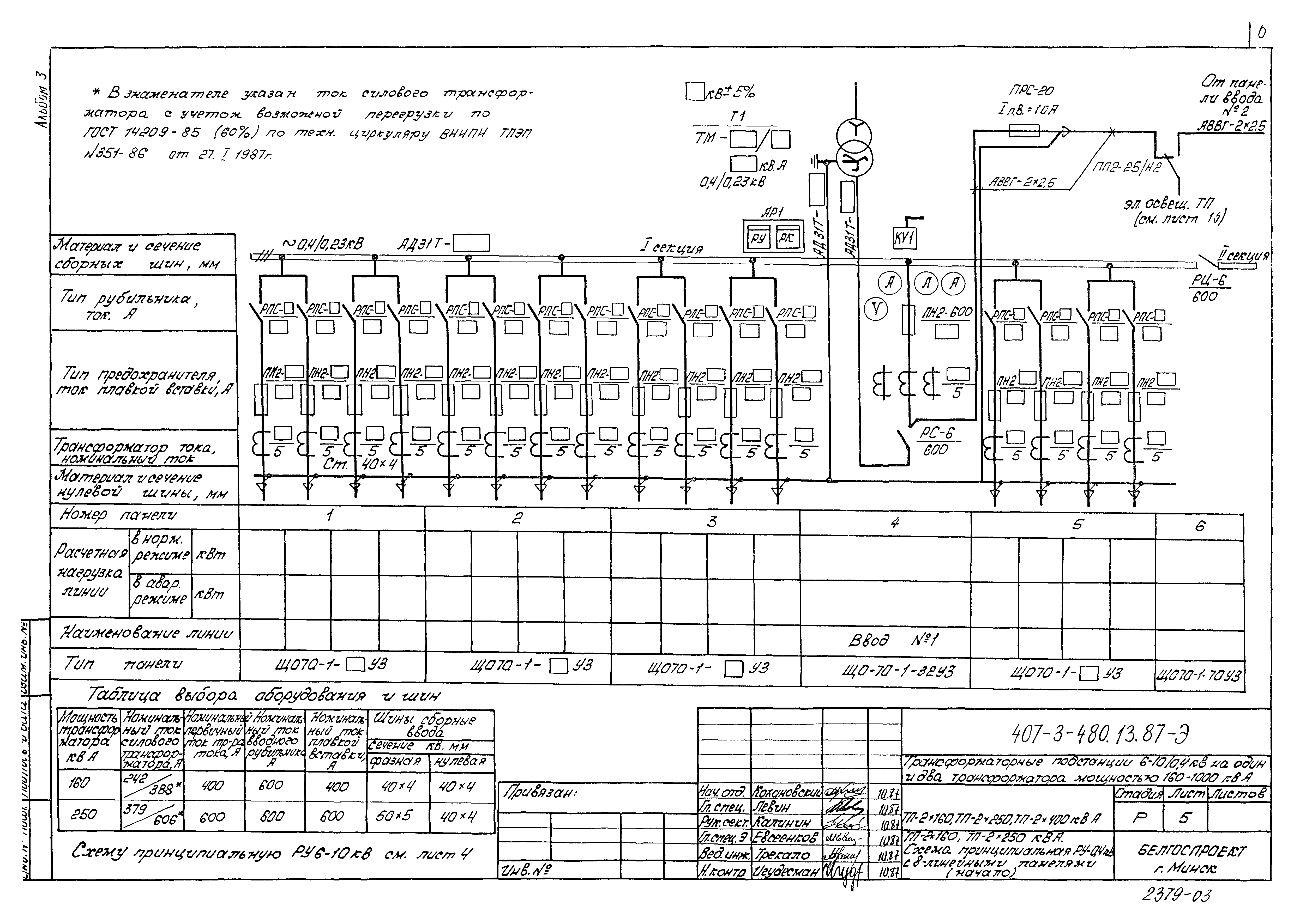 Типовой проект 407-3-480.13.87