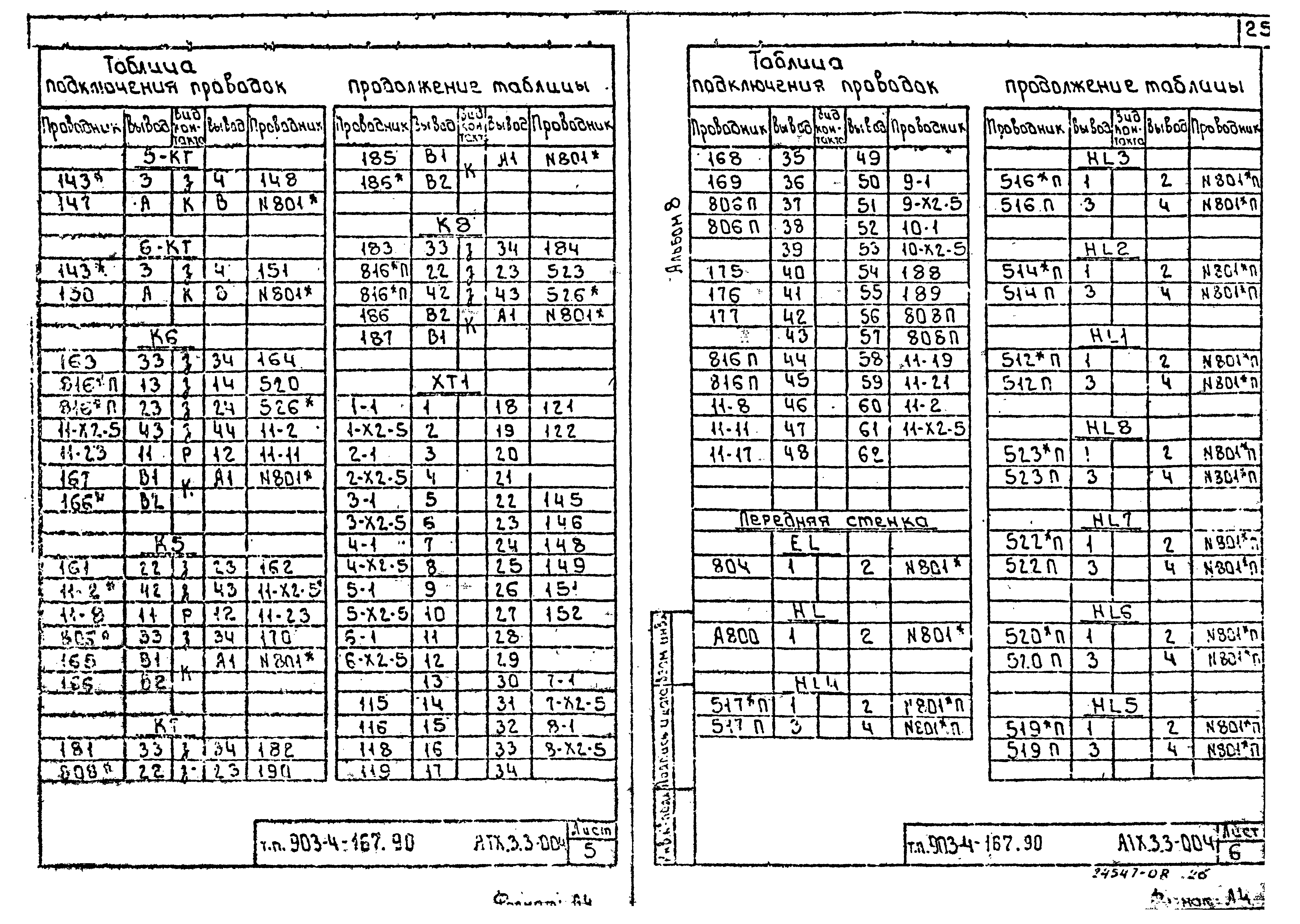 Типовой проект 903-4-167.90