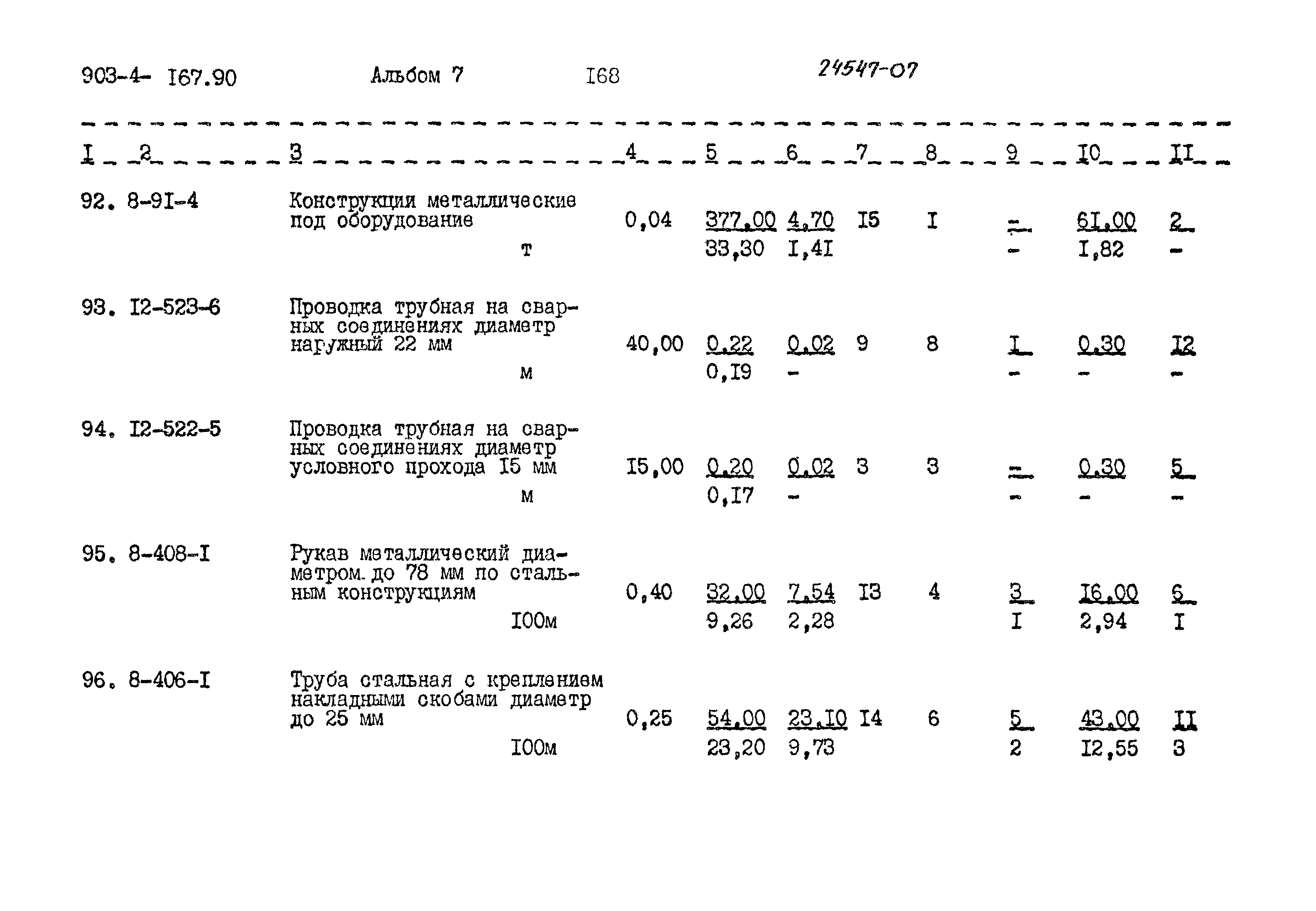Типовой проект 903-4-167.90