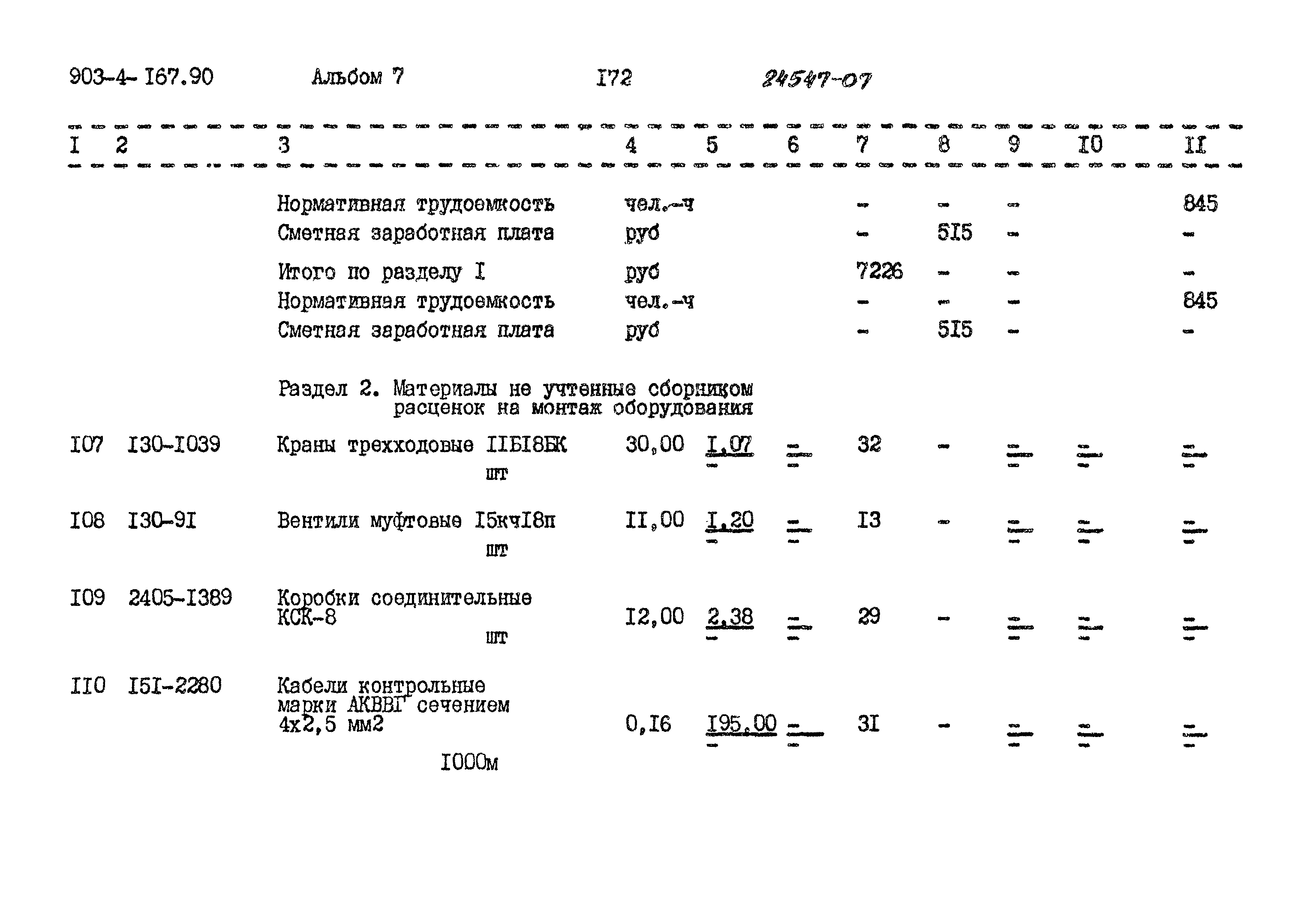 Типовой проект 903-4-167.90