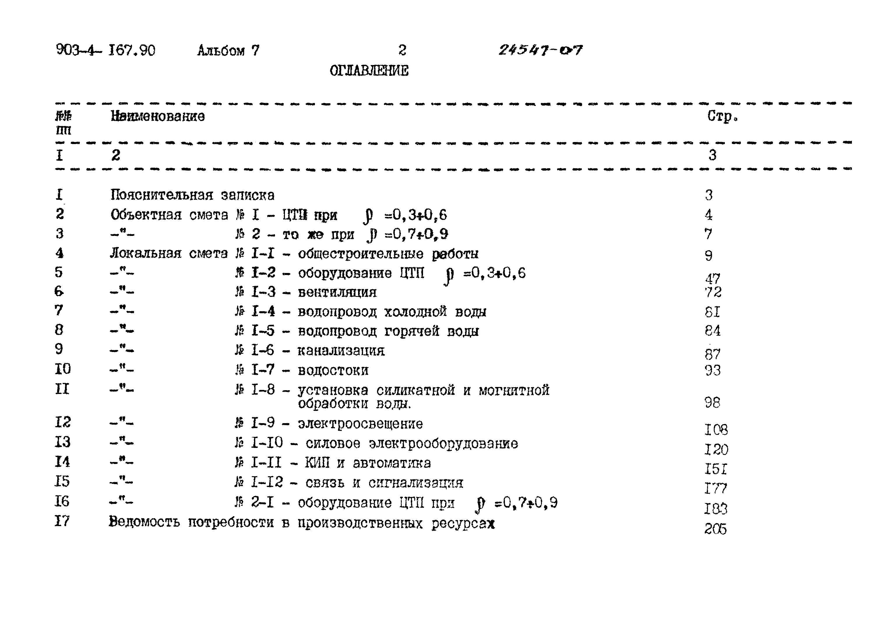 Типовой проект 903-4-167.90