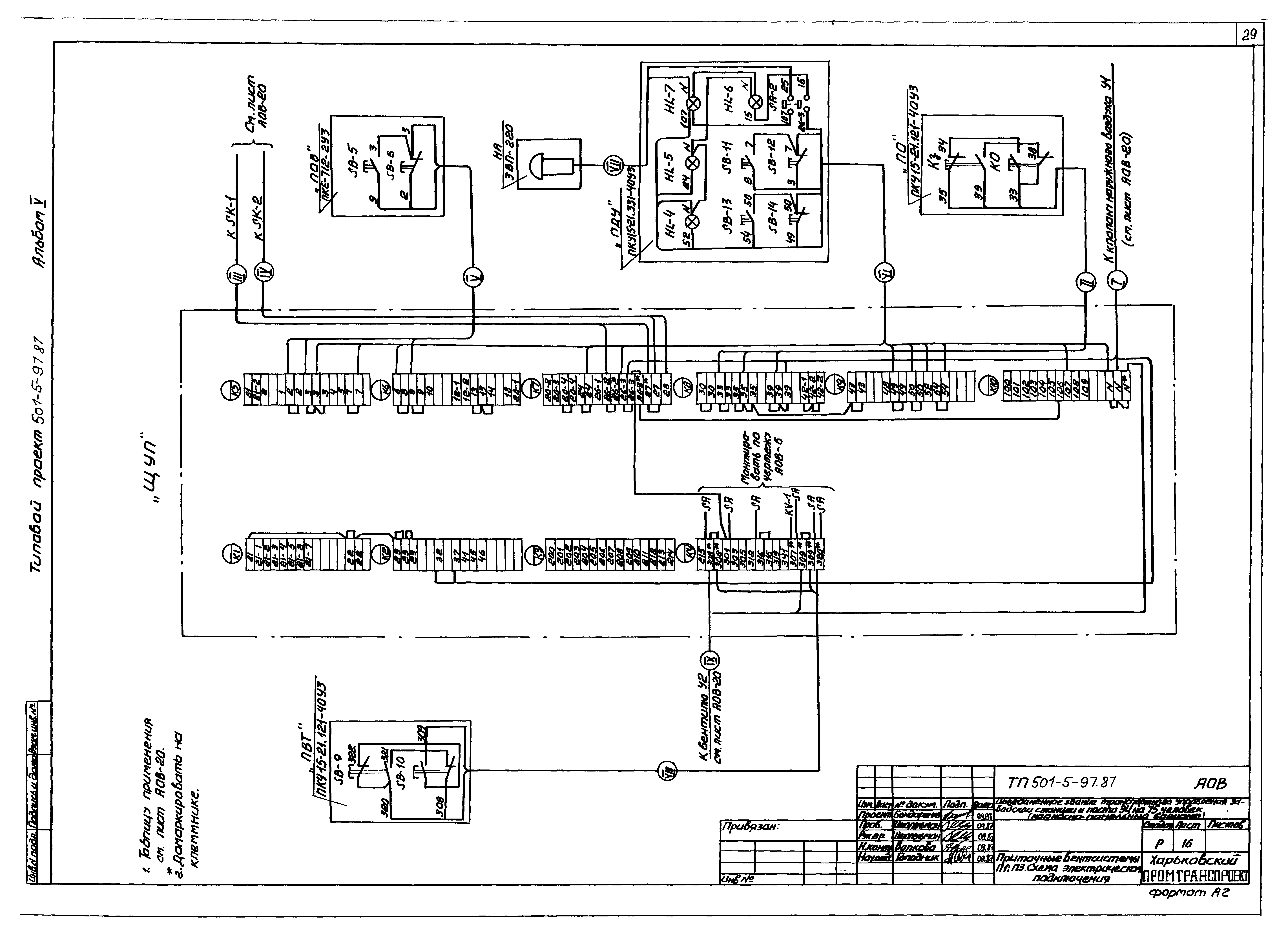 Типовой проект 501-5-97.87
